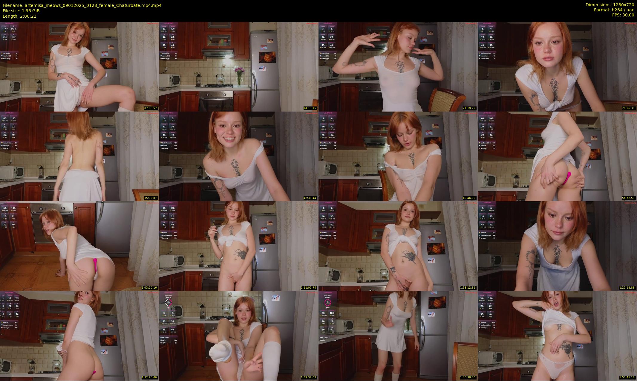 artemisa_meows — 121 minute Chaturbate couple cam show recording, 720p, Jan 9, 2025