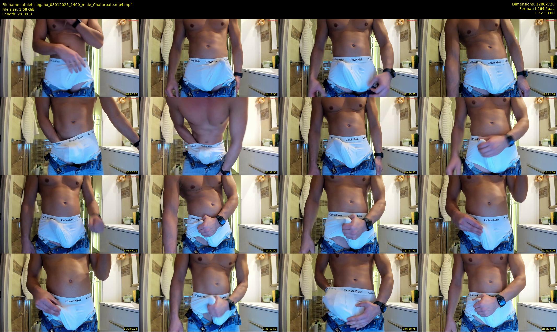 athleticloganx — 120 minute Chaturbate male cam show recording, 720p, Jan 8, 2025