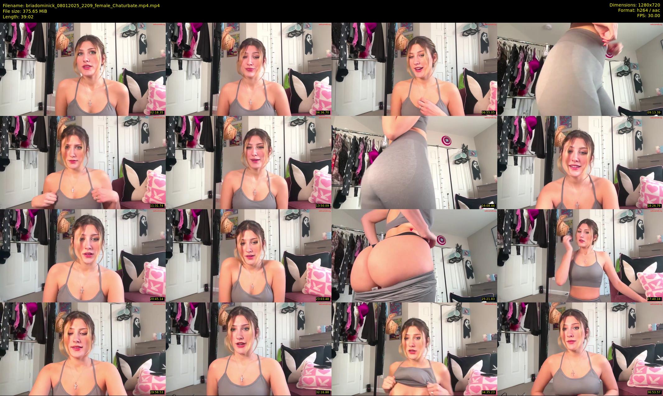 briadominick — 40 minute Chaturbate couple cam show recording, 720p, Jan 8, 2025