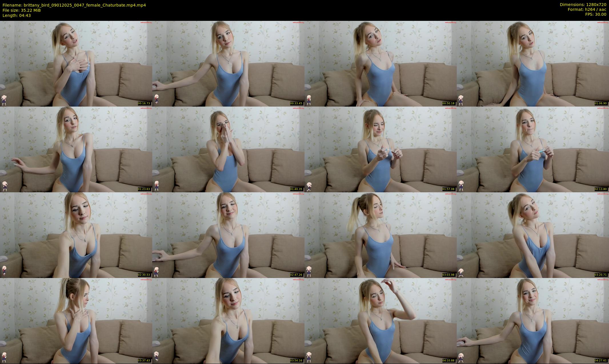 brittany_bird — 5 minute Chaturbate female cam show recording, 720p, Jan 9, 2025