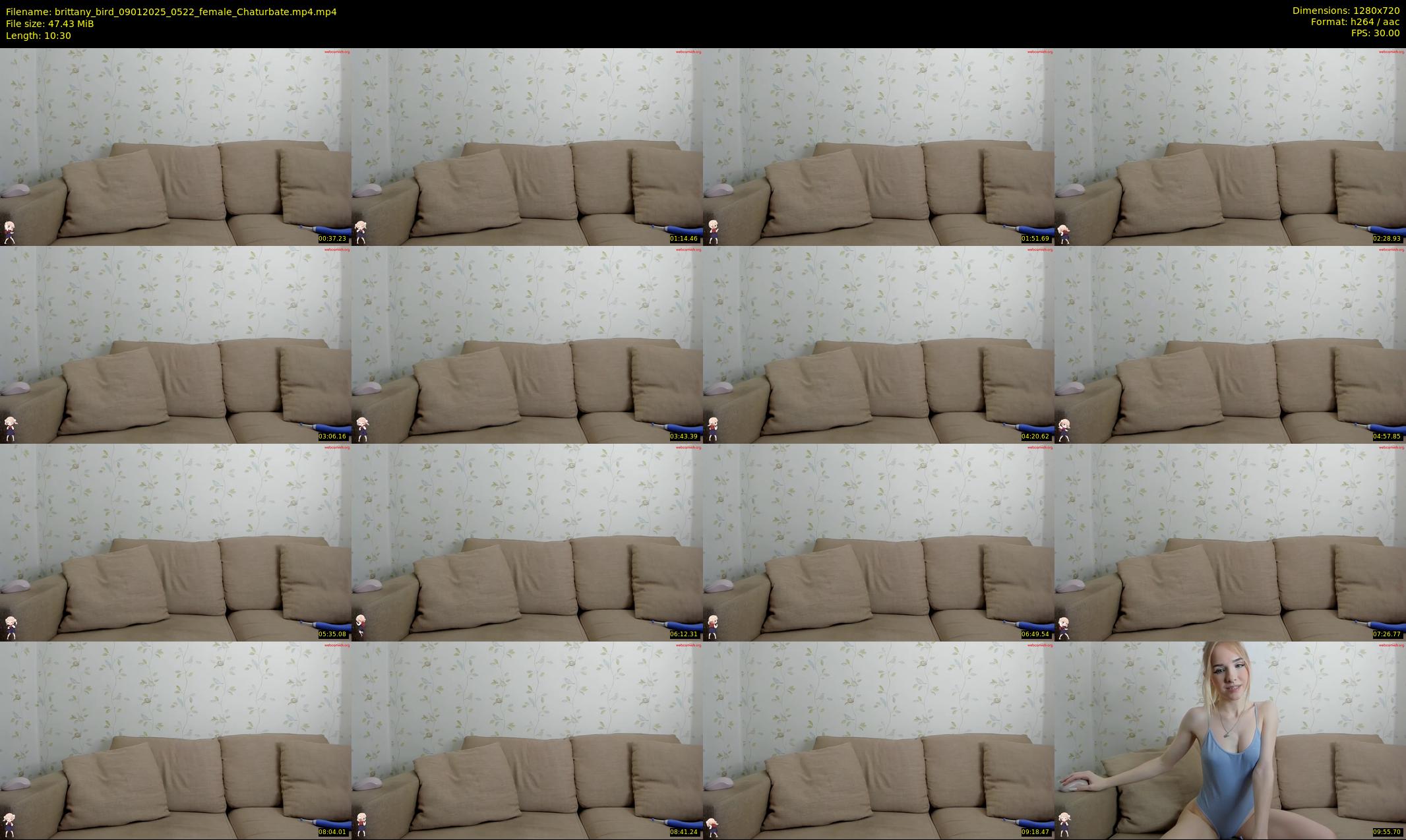 brittany_bird — 11 minute Chaturbate female cam show recording, 720p, Jan 9, 2025