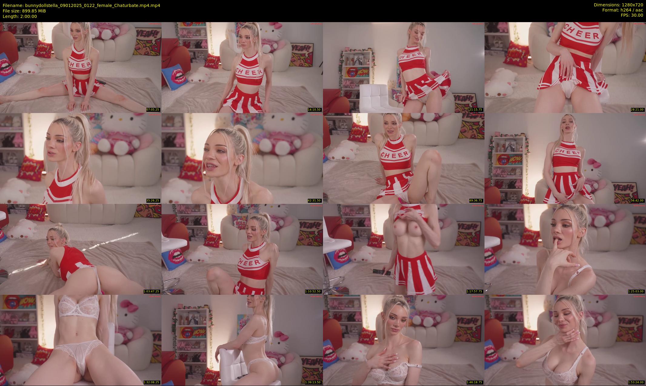 bunnydollstella — 120 minute Chaturbate female cam show recording, 720p, Jan 9, 2025