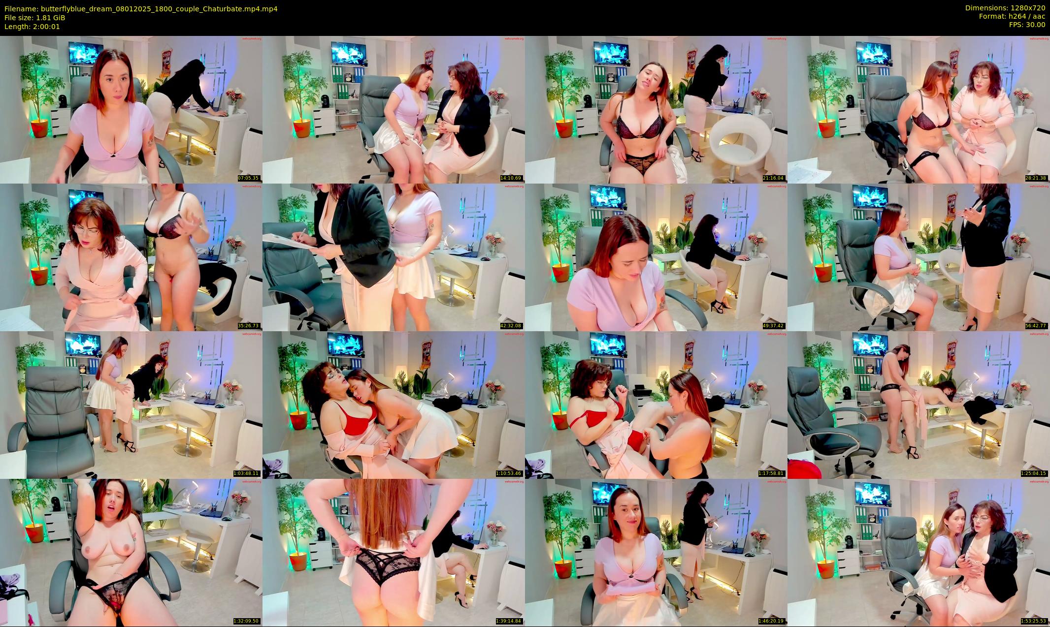 butterflyblue_dream — 121 minute Chaturbate couple cam show recording, 720p, Jan 8, 2025