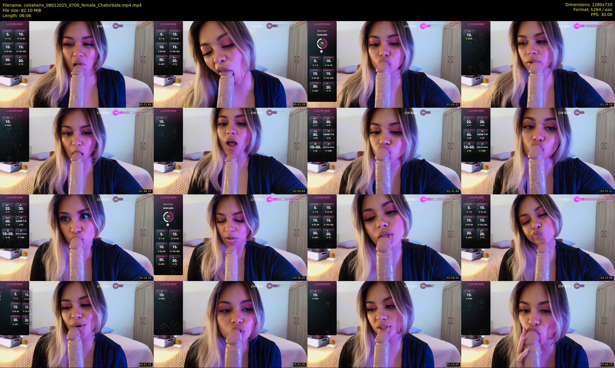 celiahenn — 7 minute Chaturbate female cam show recording, 720p, Jan 8, 2025
