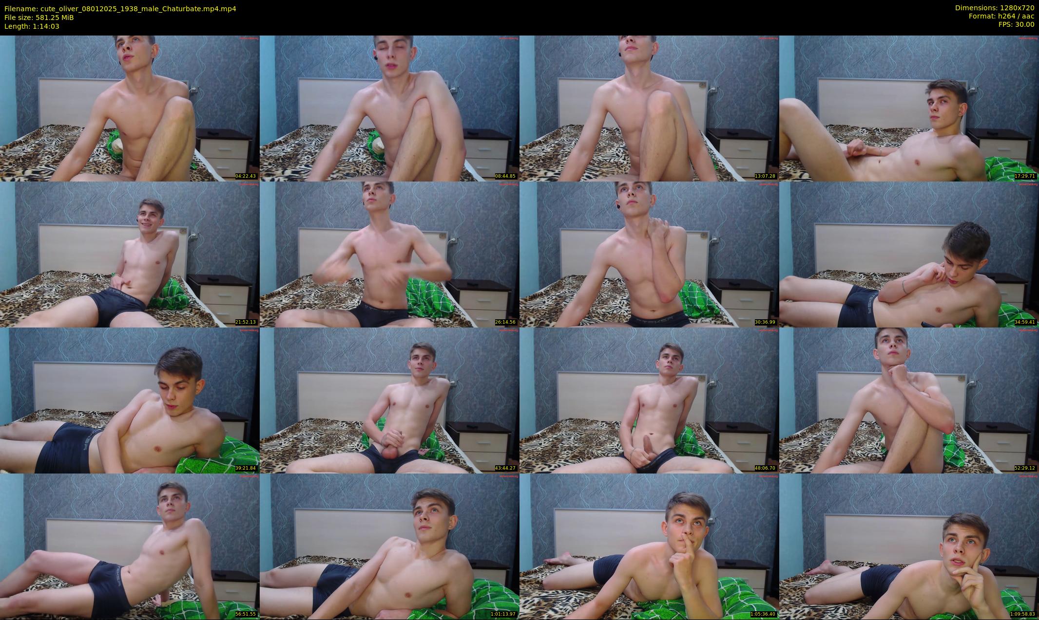 cute_oliver — 75 minute Chaturbate male cam show recording, 720p, Jan 8, 2025