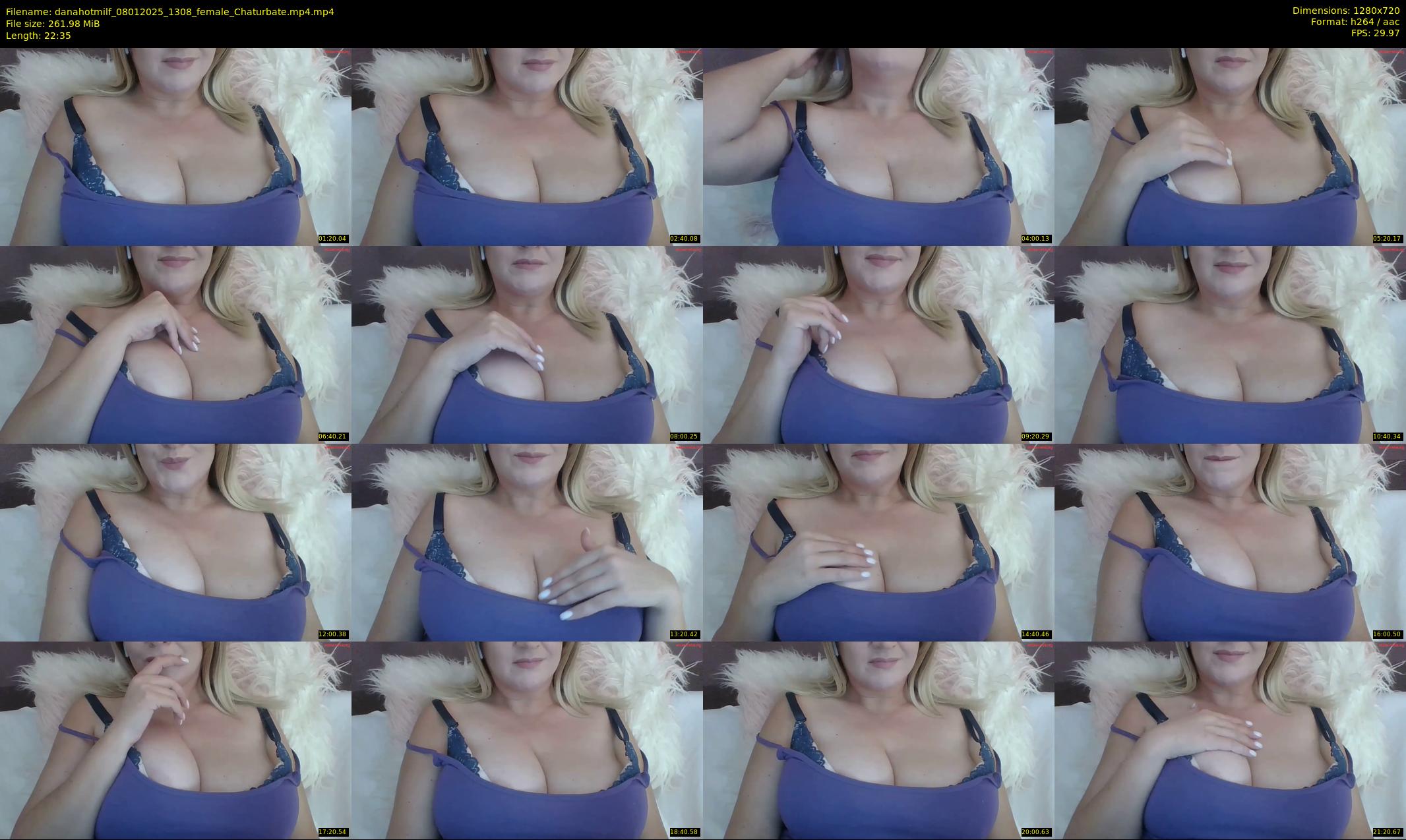 danahotmilf — 23 minute Chaturbate female cam show recording, 720p, Jan 8, 2025