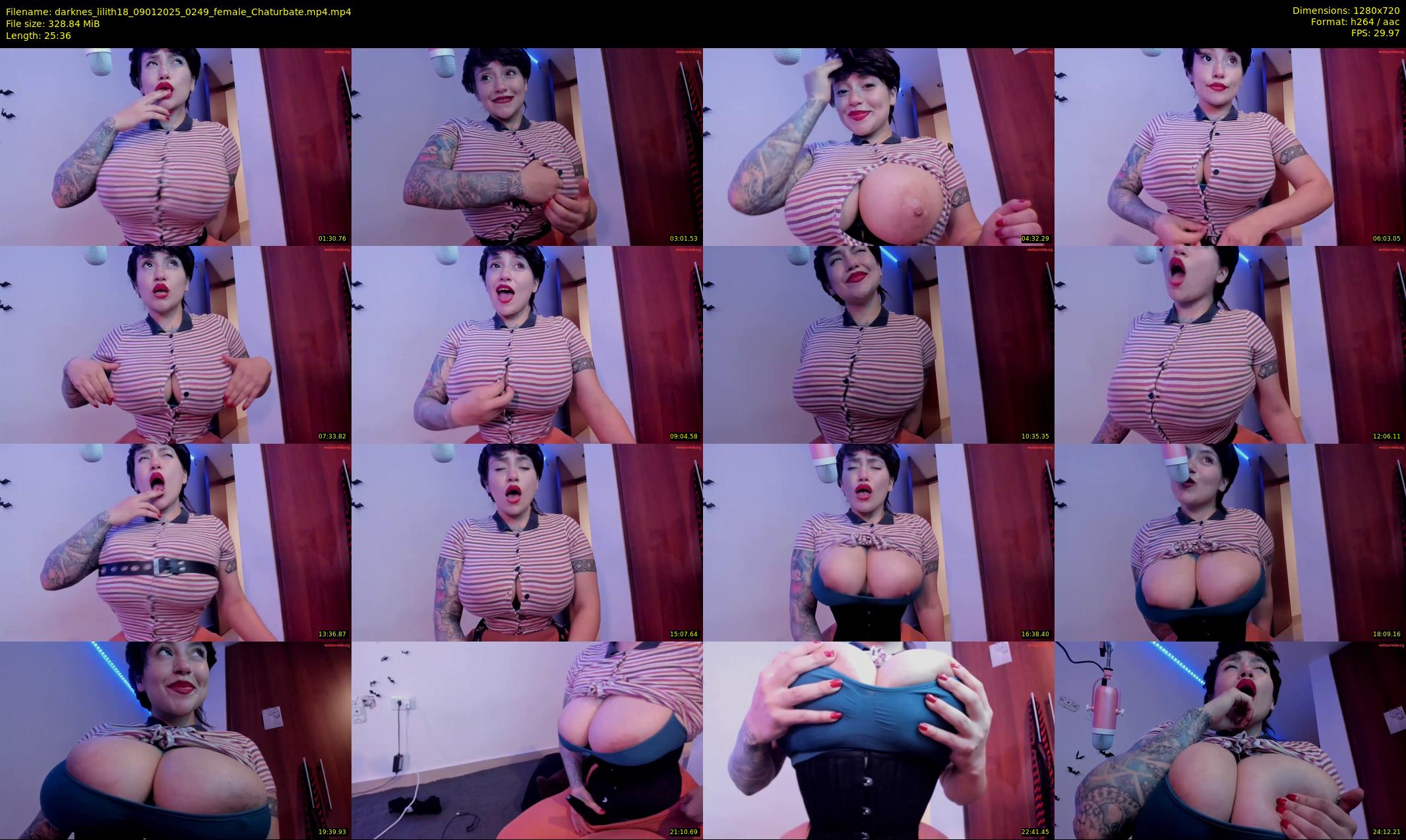 darknes_lilith18 — 26 minute Chaturbate female cam show recording, 720p, Jan 9, 2025