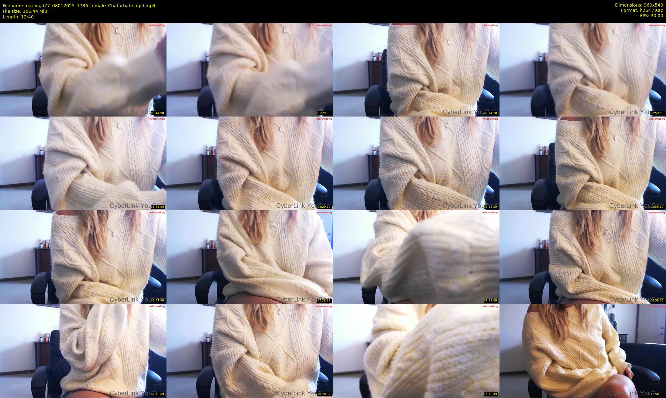 darlingd77 — 13 minute Chaturbate female cam show recording, 480p, Jan 8, 2025