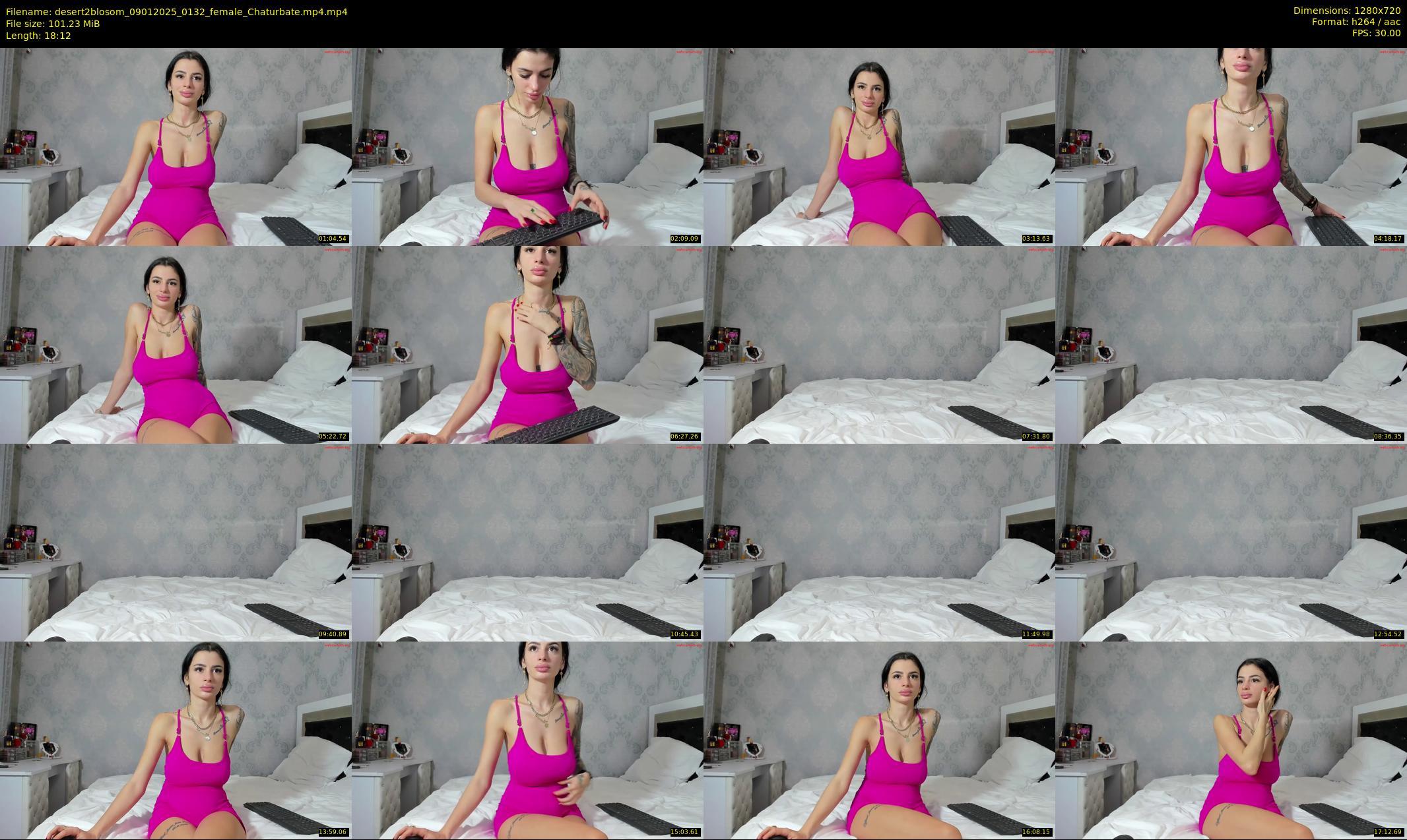 desert2blosom — 19 minute Chaturbate female cam show recording, 720p, Jan 9, 2025