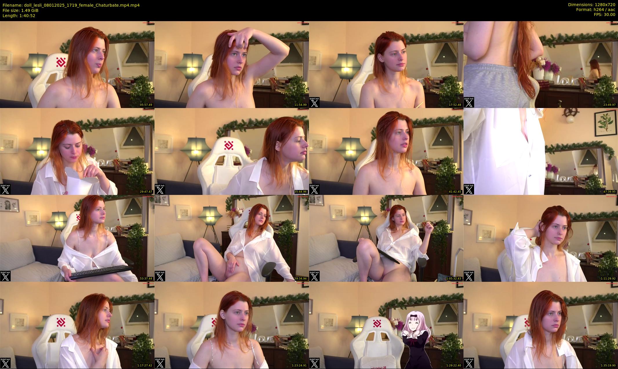 doll_lesli — 101 minute Chaturbate female cam show recording, 720p, Jan 8, 2025