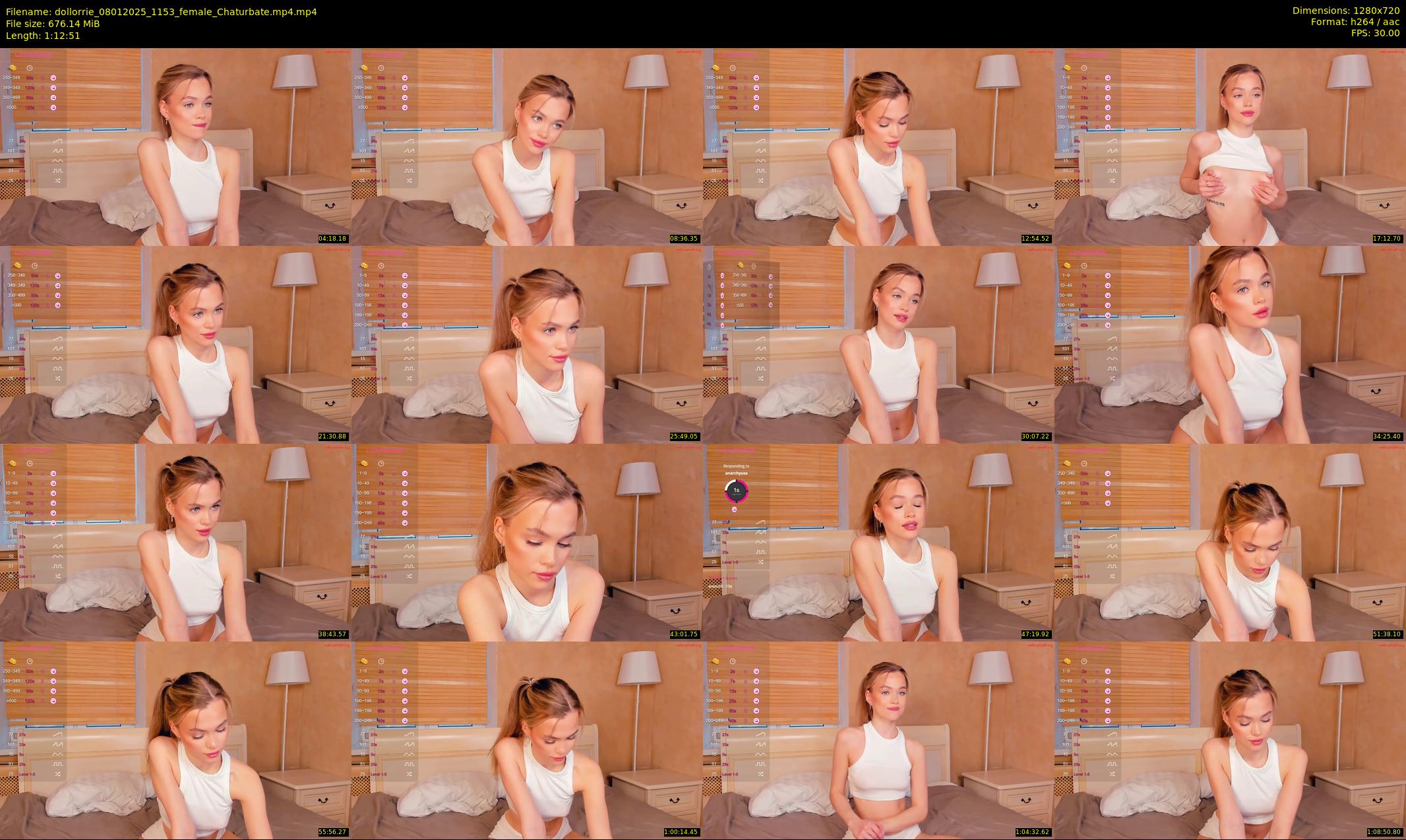 dollorrie — 73 minute Chaturbate couple cam show recording, 720p, Jan 8, 2025