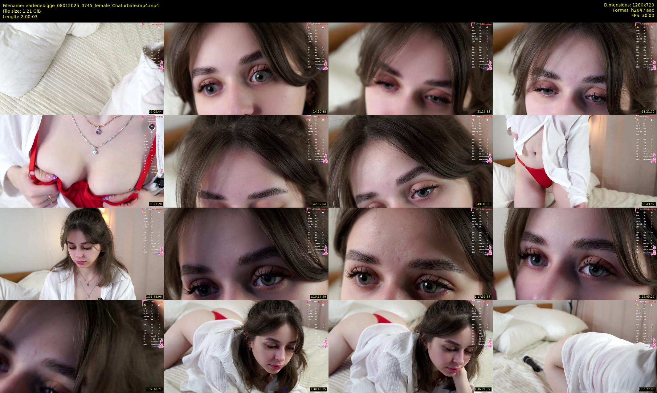 earlenebigge — 121 minute Chaturbate female cam show recording, 720p, Jan 8, 2025