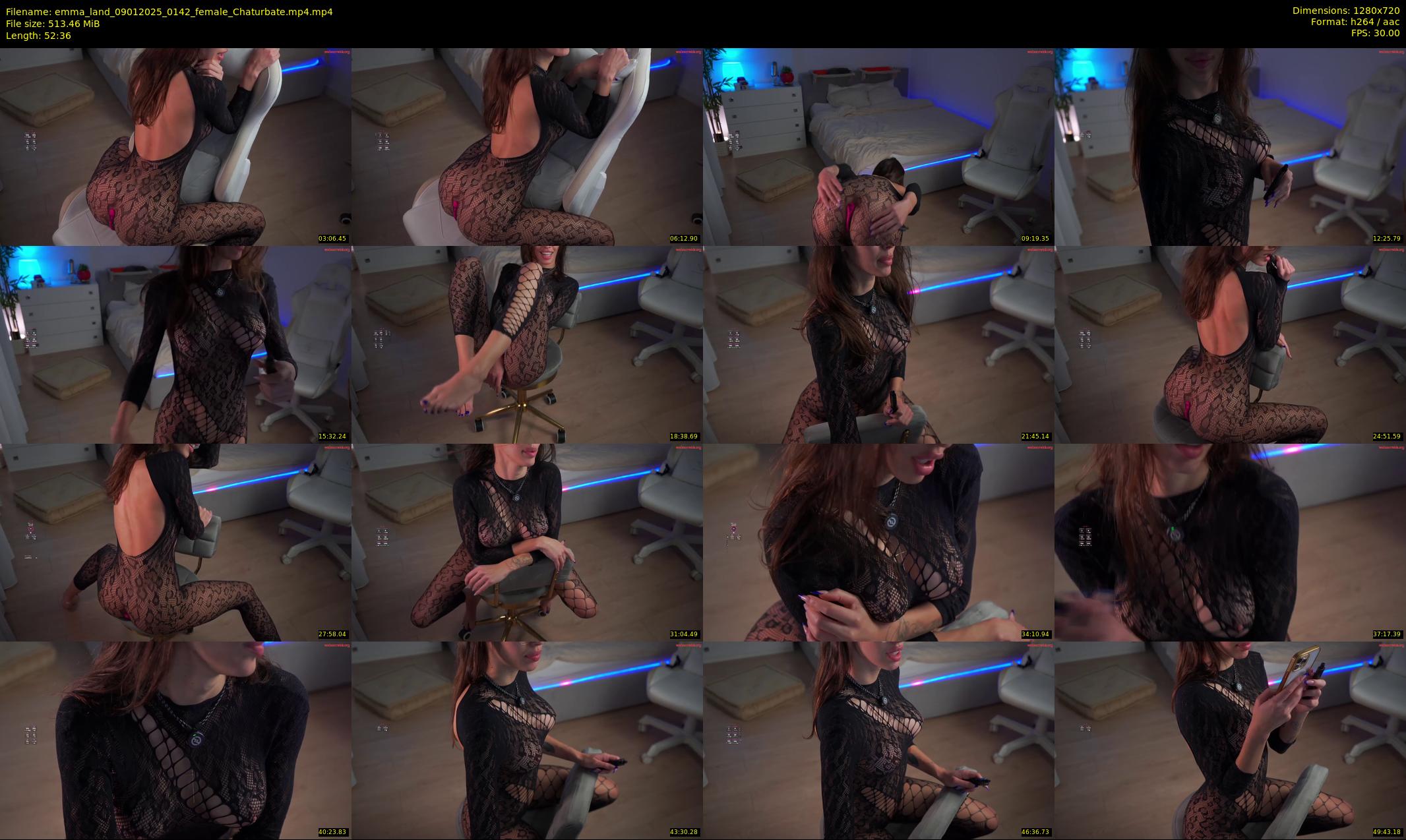 emma_land — 53 minute Chaturbate female cam show recording, 720p, Jan 9, 2025