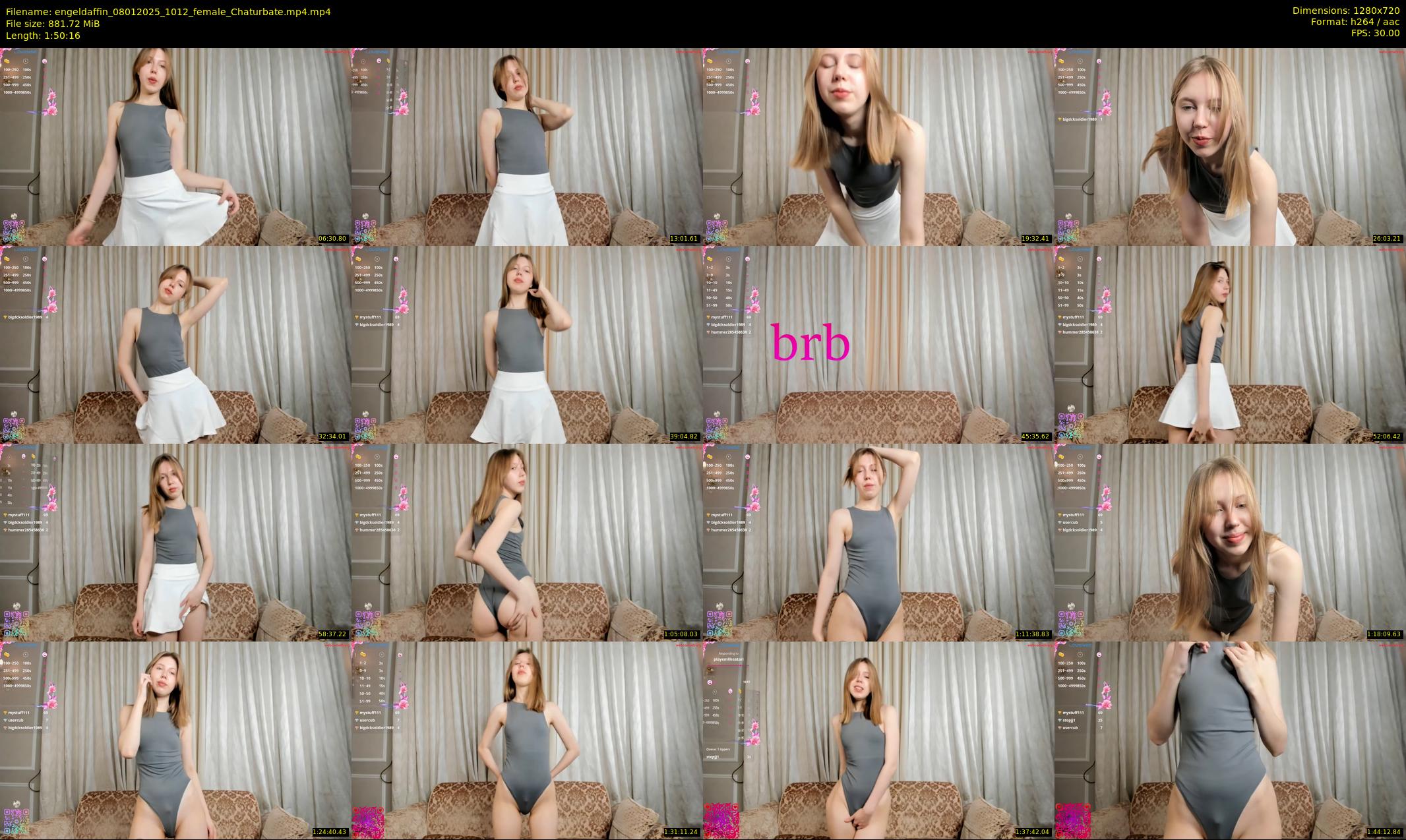engeldaffin — 111 minute Chaturbate female cam show recording, 720p, Jan 8, 2025