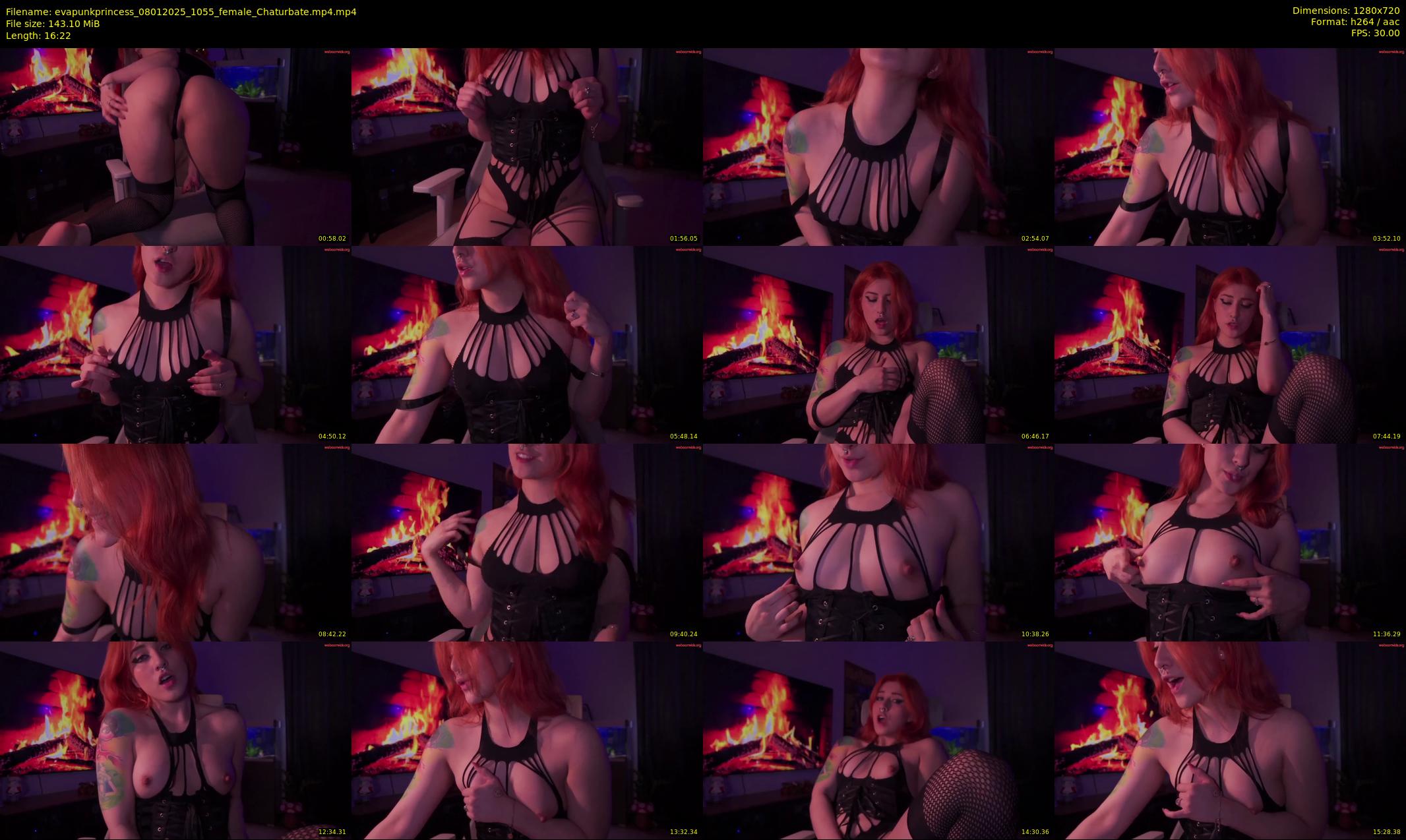 evapunkprincess — 17 minute Chaturbate female cam show recording, 720p, Jan 8, 2025