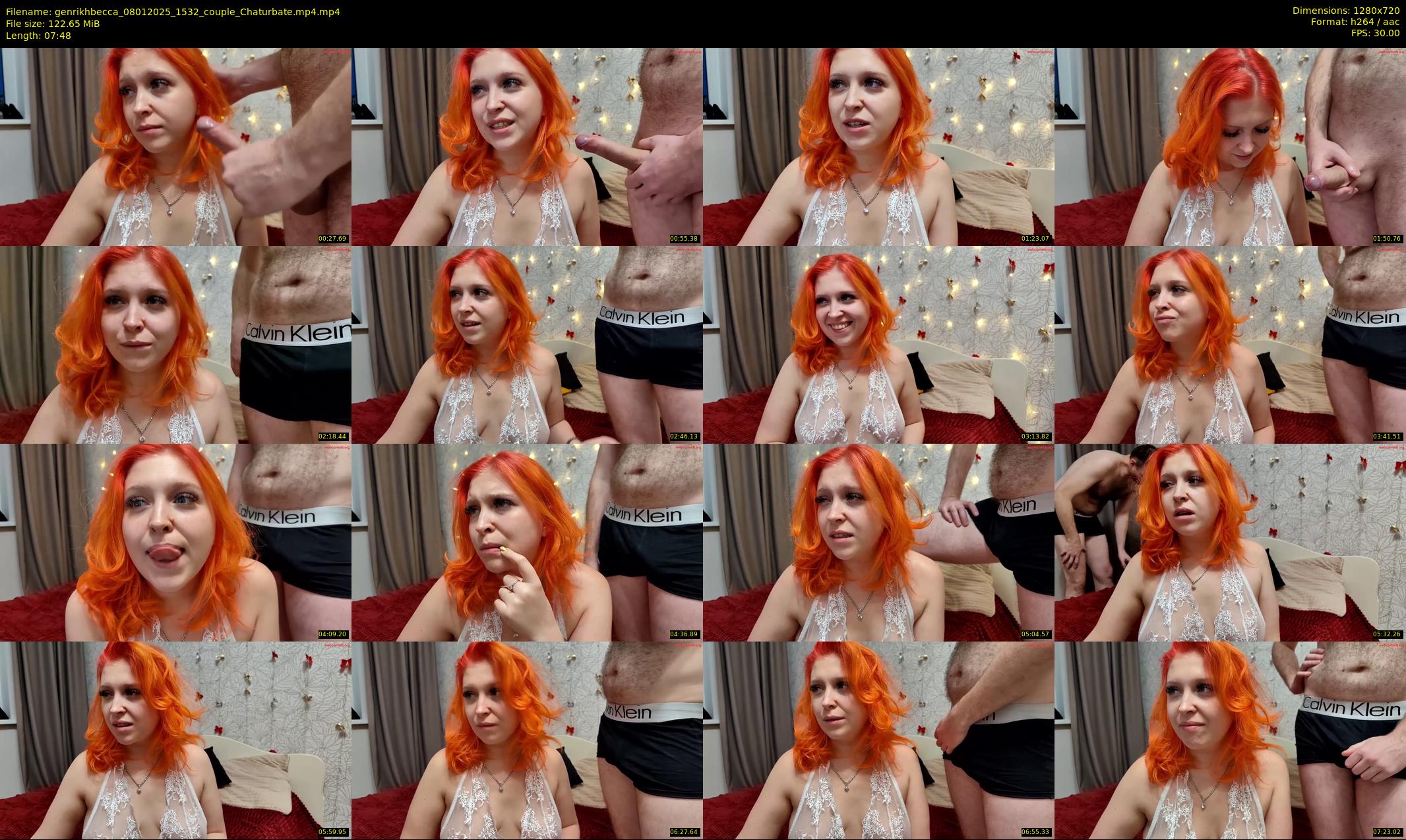 genrikhbecca — 8 minute Chaturbate couple cam show recording, 720p, Jan 8, 2025