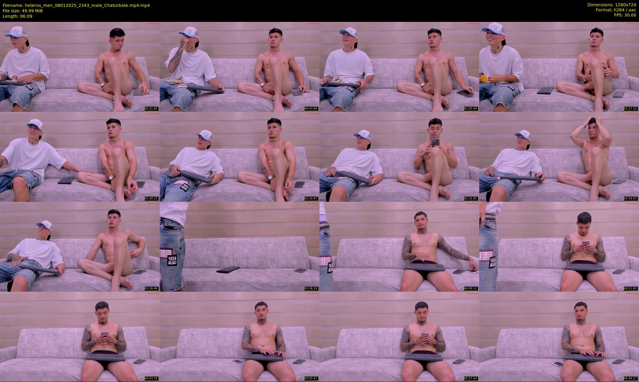 heteros_men — 7 minute Chaturbate male cam show recording, 720p, Jan 8, 2025
