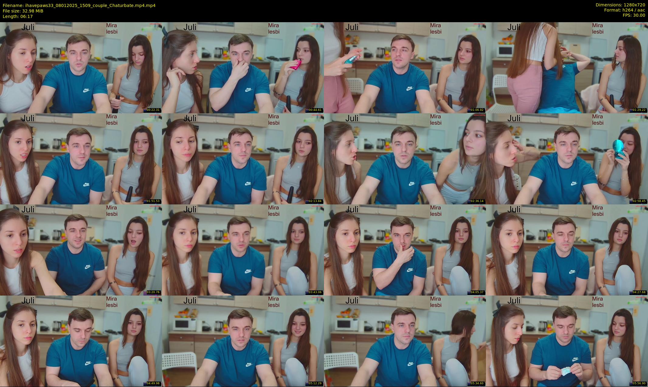 ihavepaws33 — 7 minute Chaturbate couple cam show recording, 720p, Jan 8, 2025