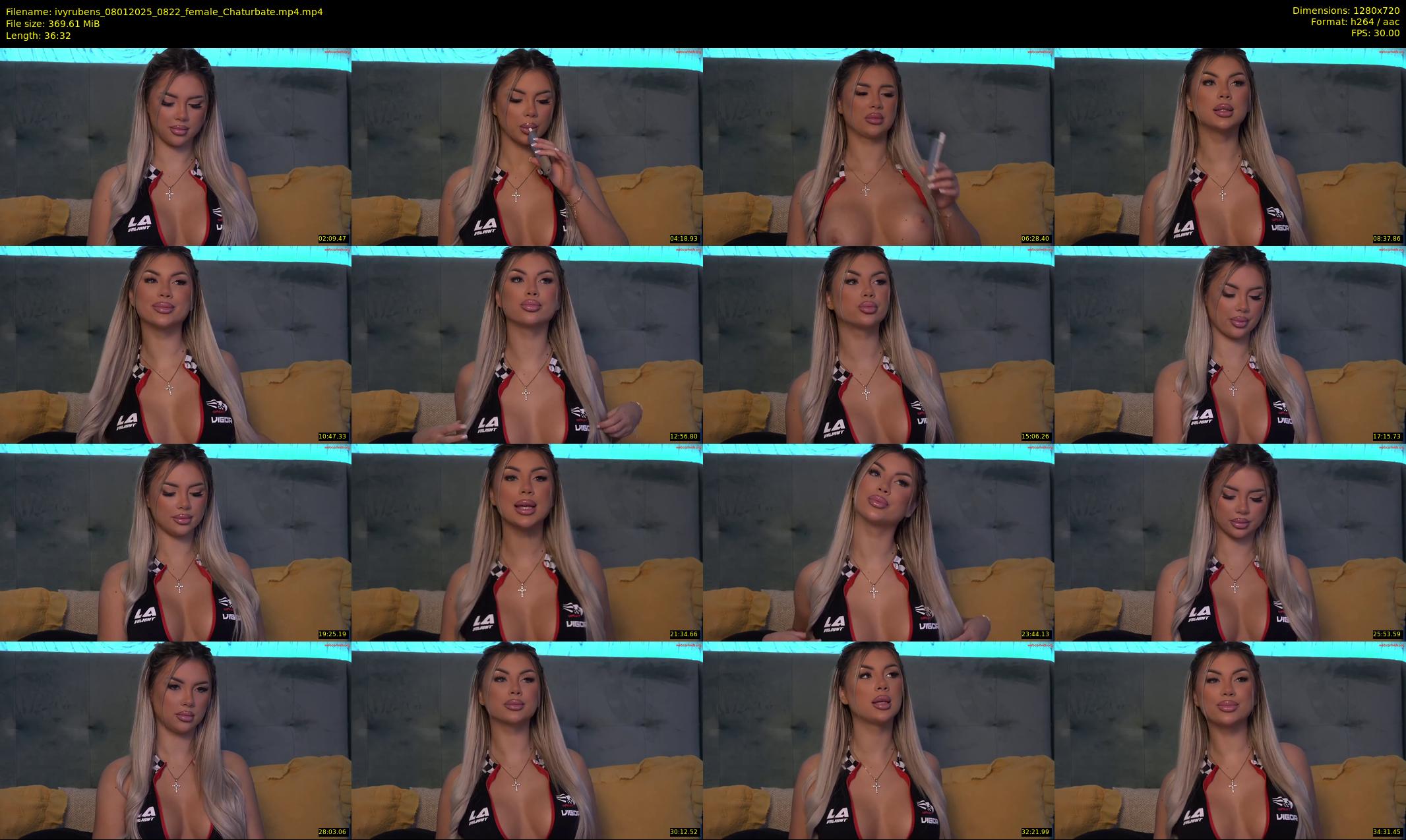 ivyrubens — 37 minute Chaturbate female cam show recording, 720p, Jan 8, 2025