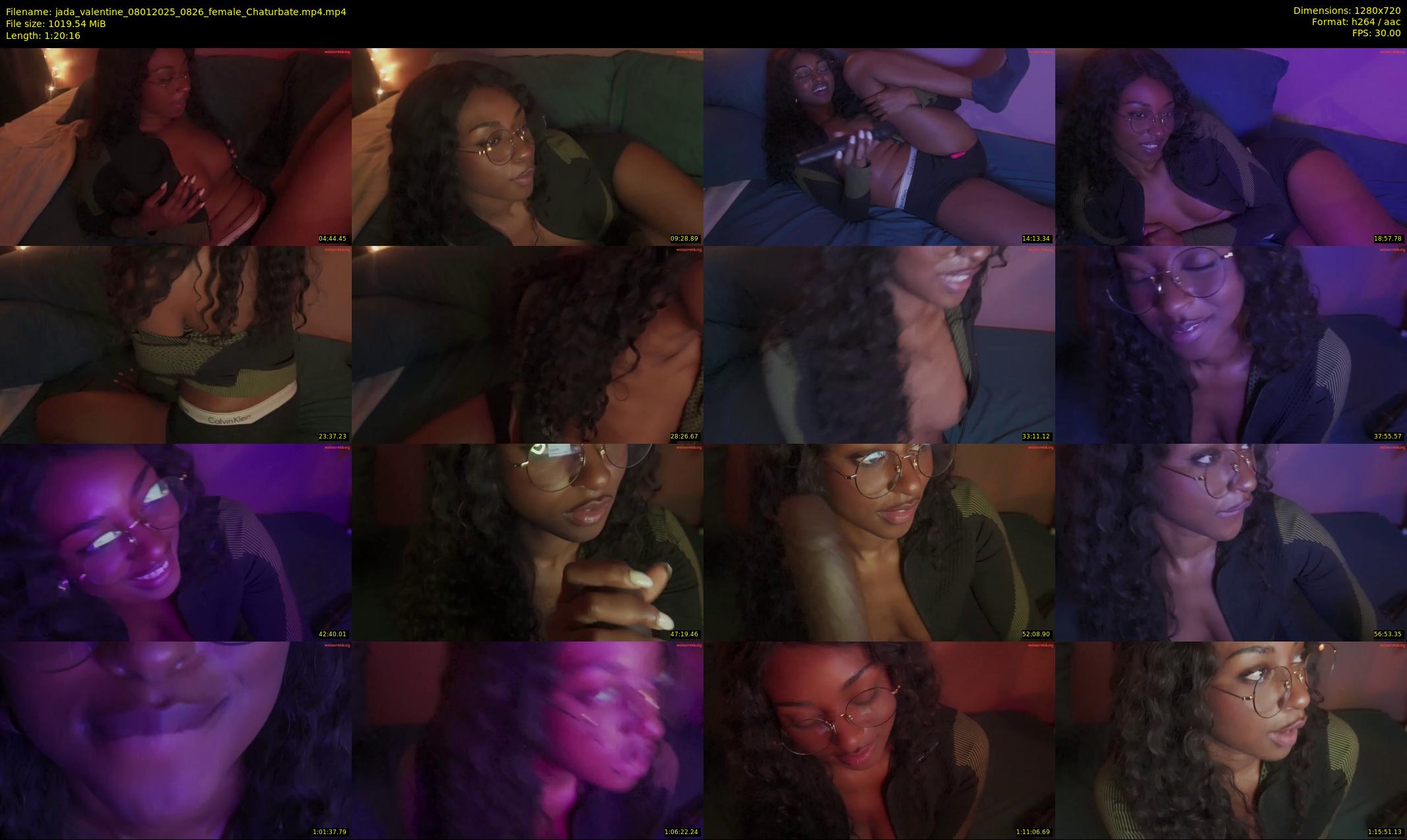 jada_valentine — 81 minute Chaturbate female cam show recording, 720p, Jan 8, 2025