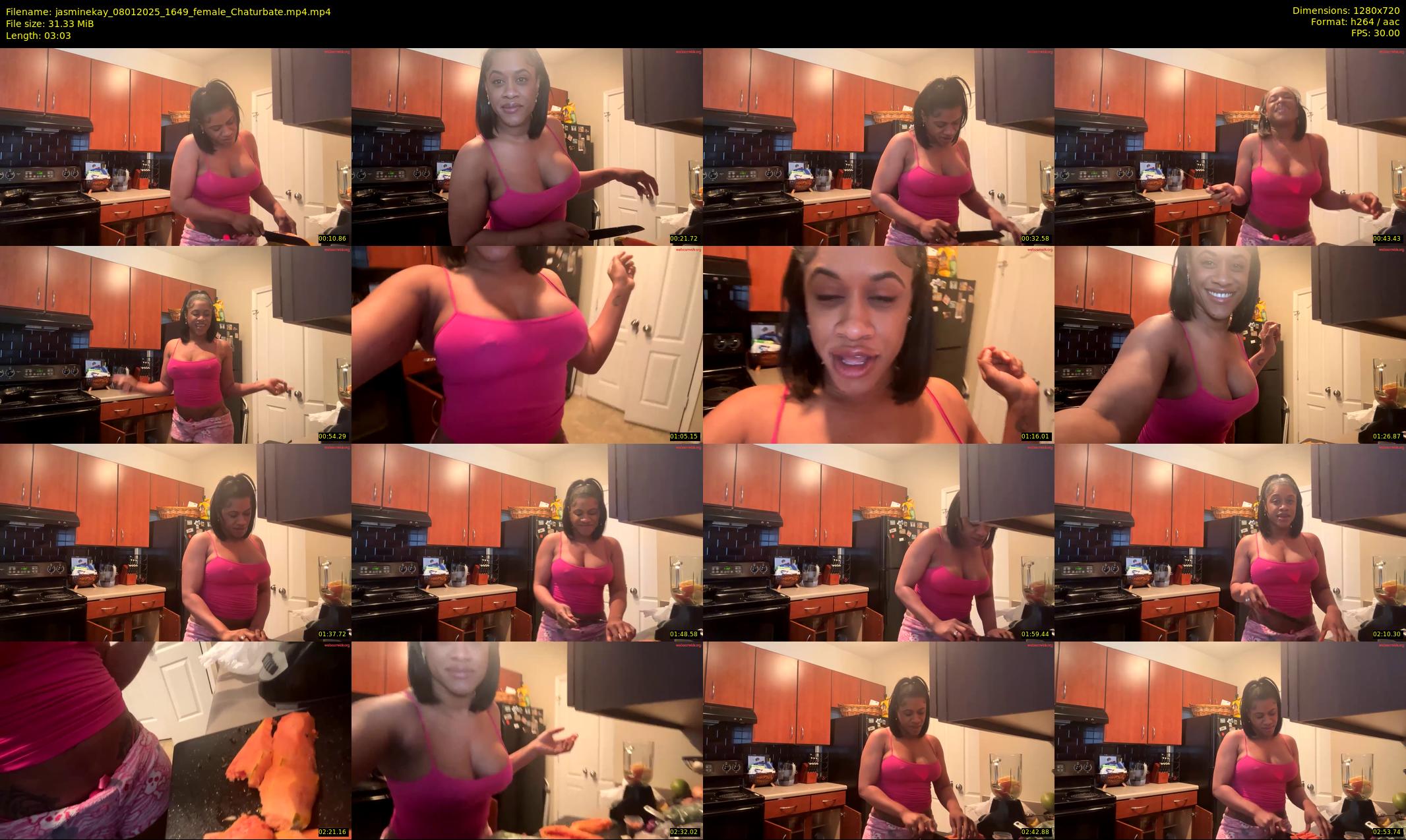 jasminekay — 4 minute Chaturbate female cam show recording, 720p, Jan 8, 2025