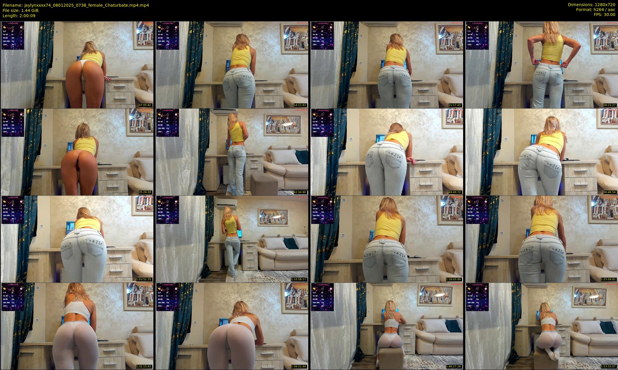 jaylynxxxx74 — 121 minute Chaturbate female cam show recording, 720p, Jan 8, 2025
