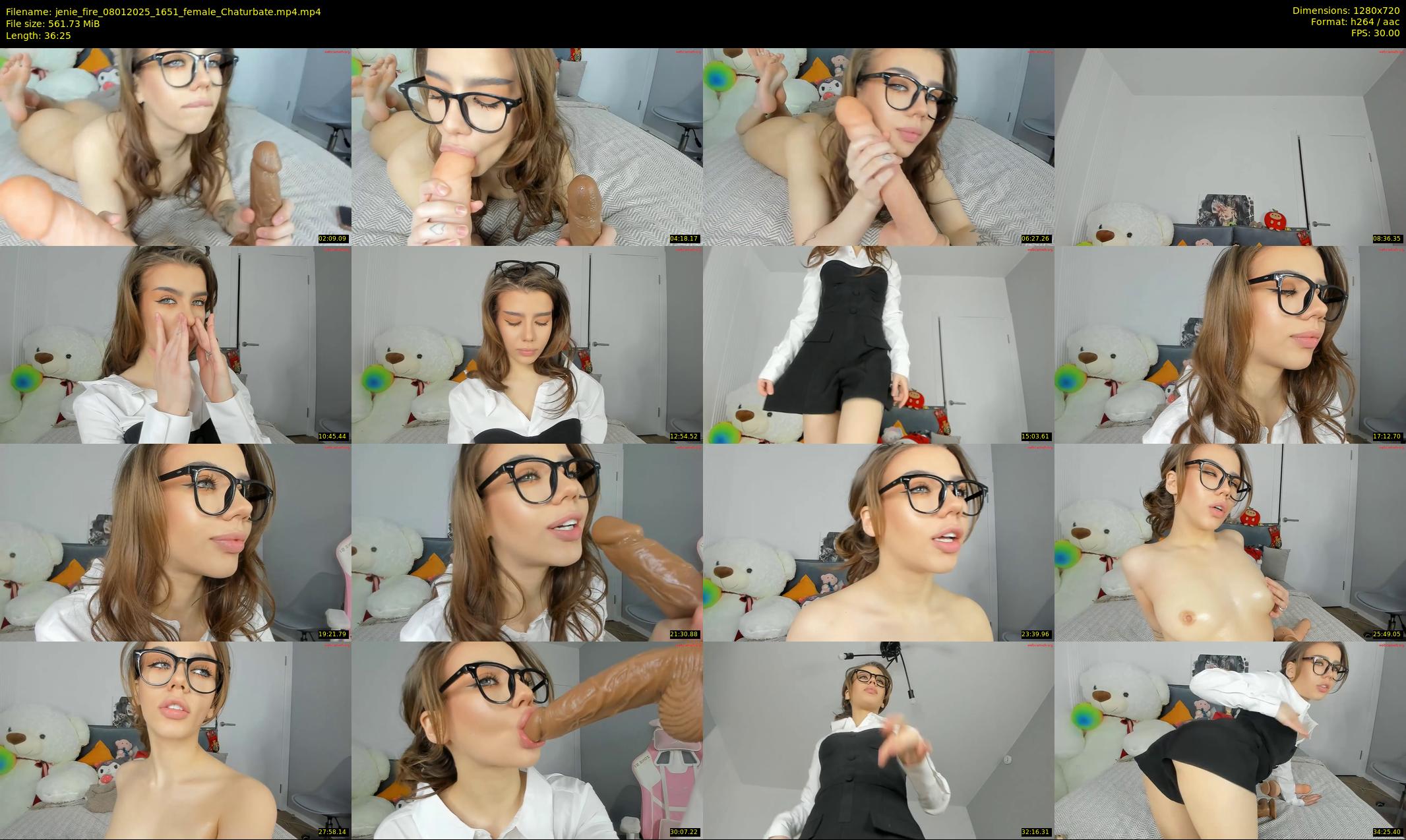 jenie_fire — 37 minute Chaturbate female cam show recording, 720p, Jan 8, 2025