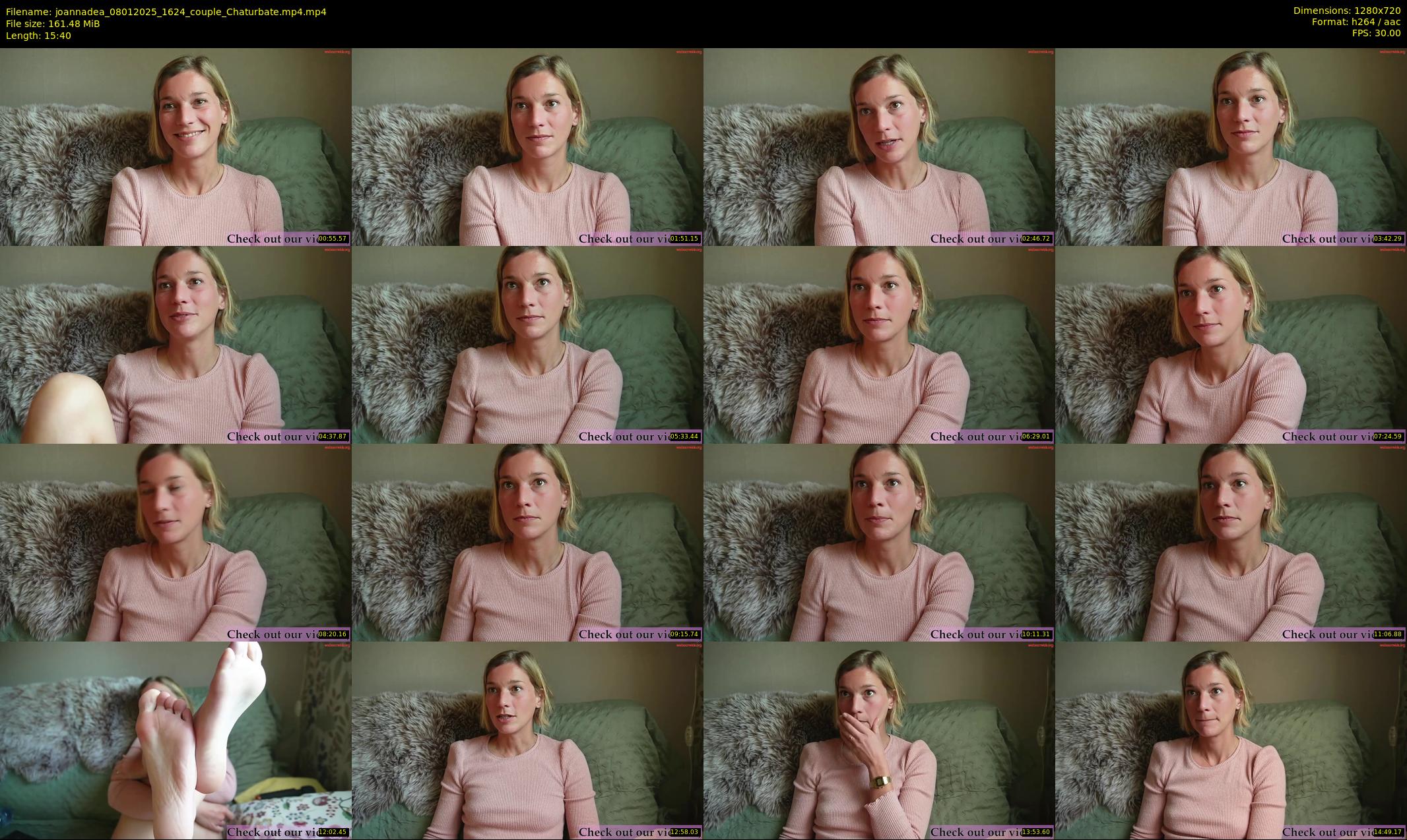 joannadea — 16 minute Chaturbate female cam show recording, 720p, Jan 8, 2025