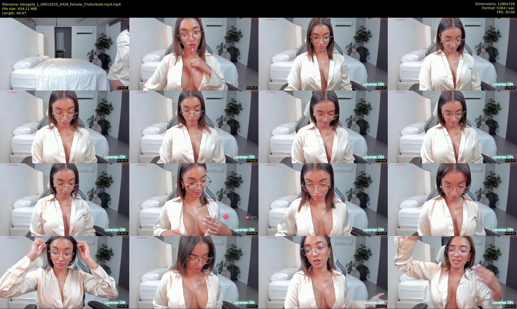 kleogold_1 — 50 minute Chaturbate female cam show recording, 720p, Jan 9, 2025