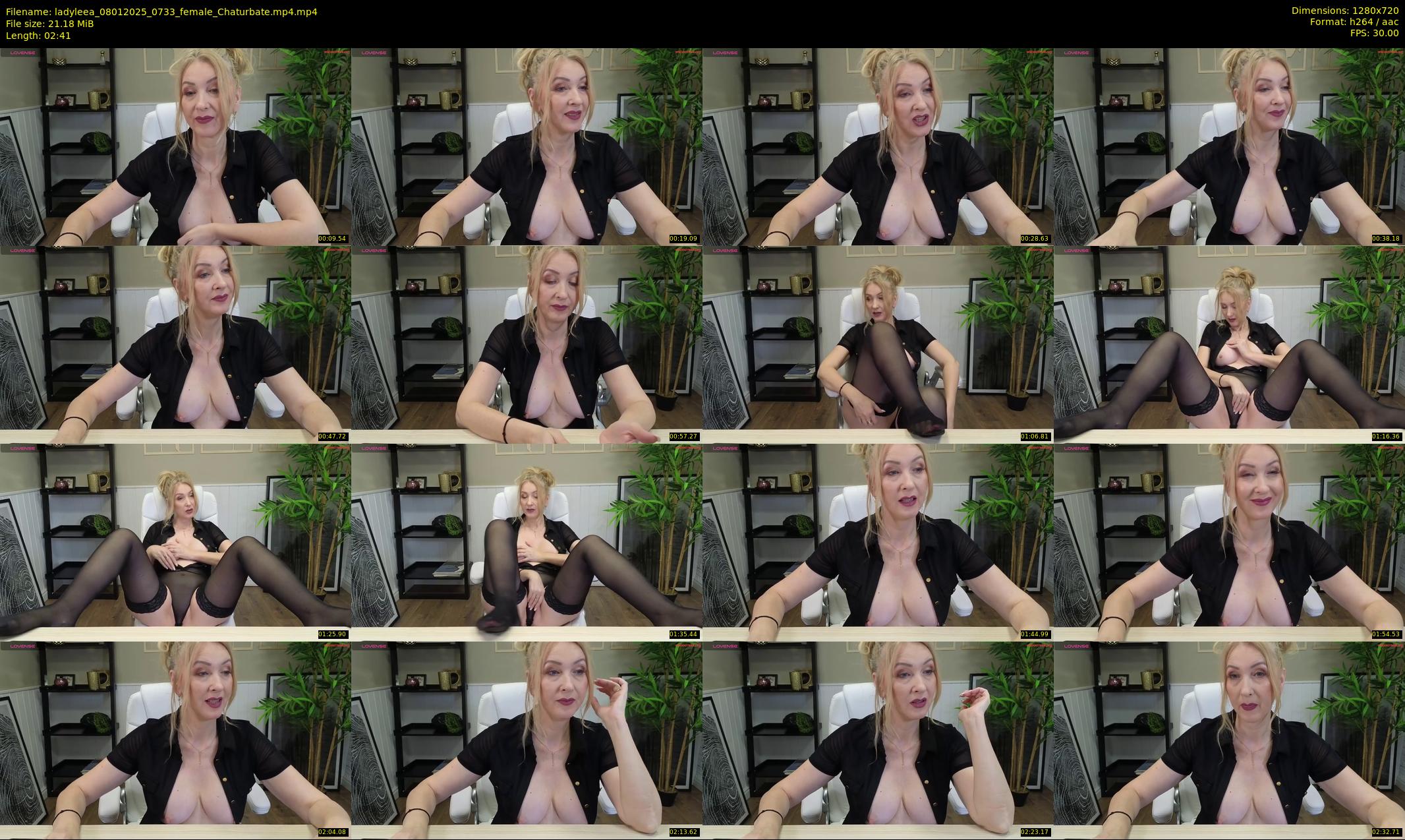 ladyleea — 3 minute Chaturbate female cam show recording, 720p, Jan 8, 2025