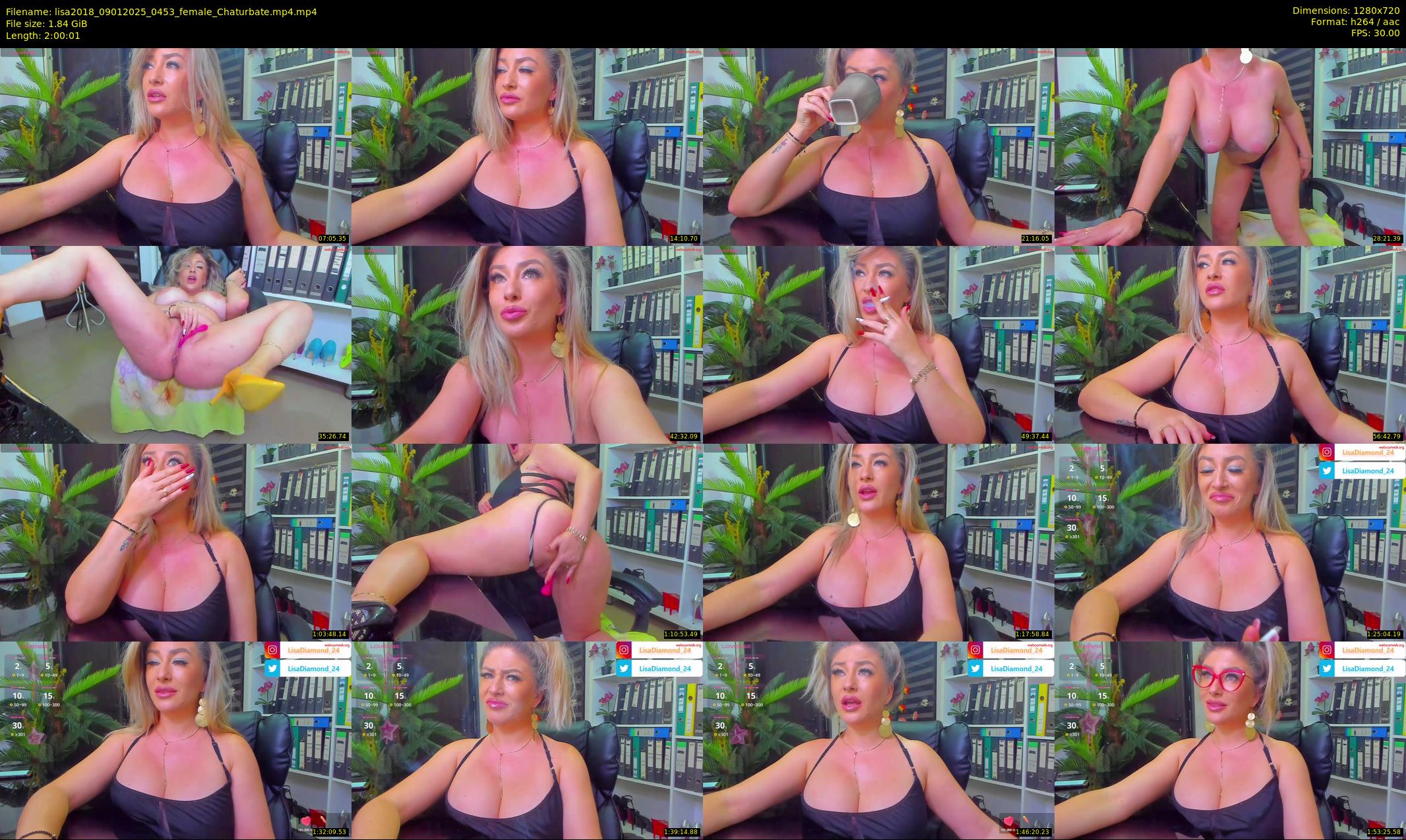 lisa2018 — 121 minute Chaturbate female cam show recording, 720p, Jan 9, 2025