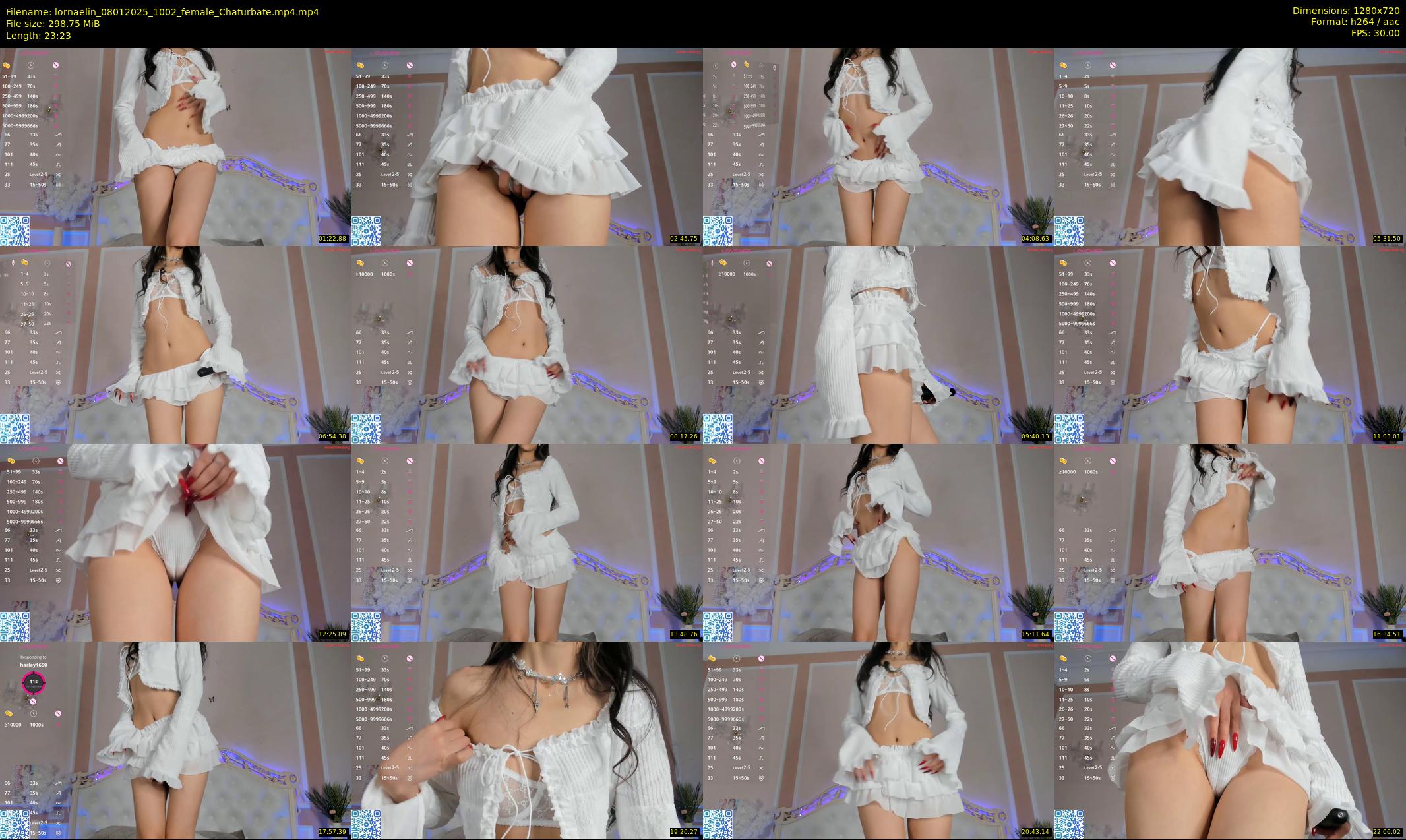 lornaelin — 24 minute Chaturbate female cam show recording, 720p, Jan 8, 2025