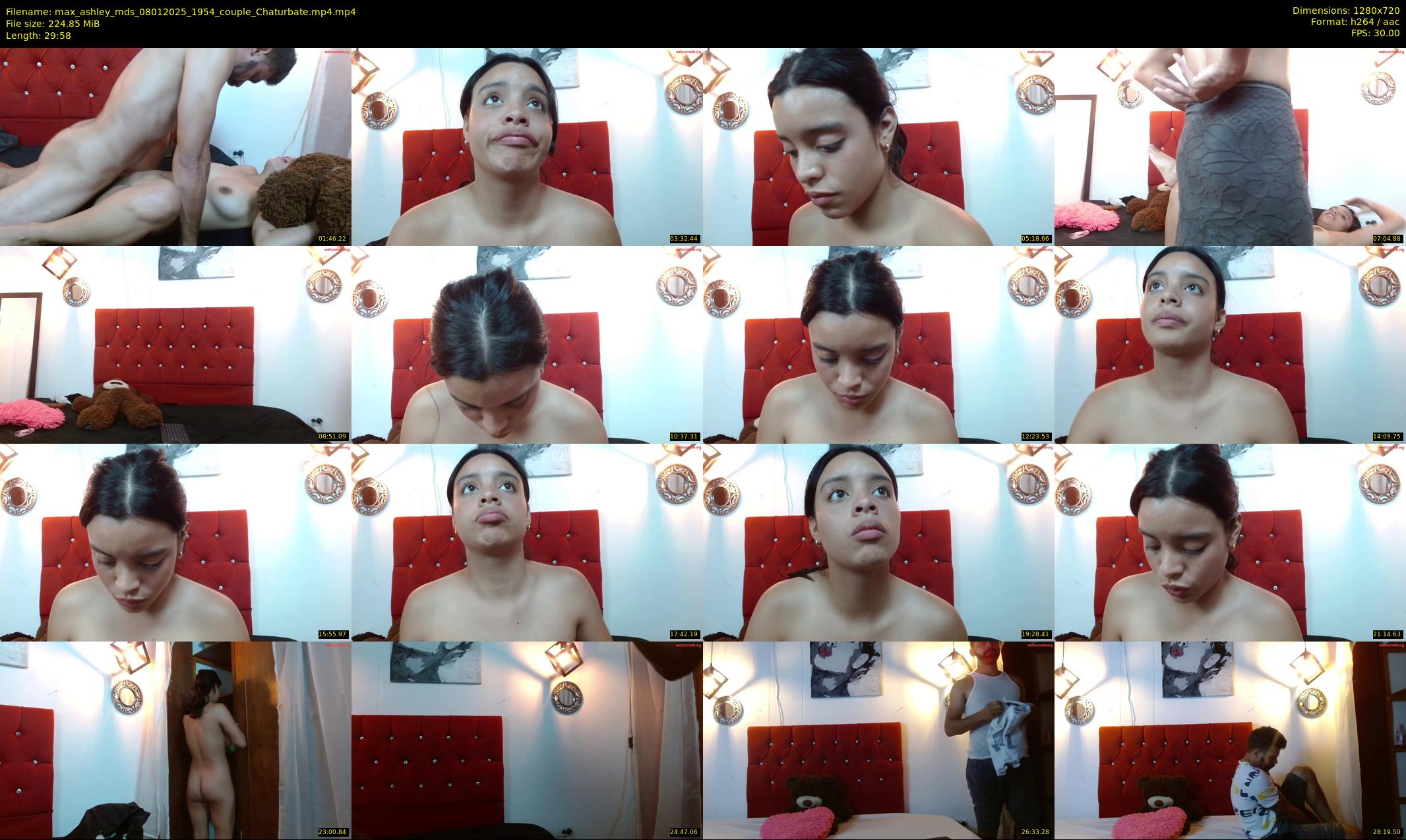 max_ashley_mds — 30 minute Chaturbate couple cam show recording, 720p, Jan 8, 2025