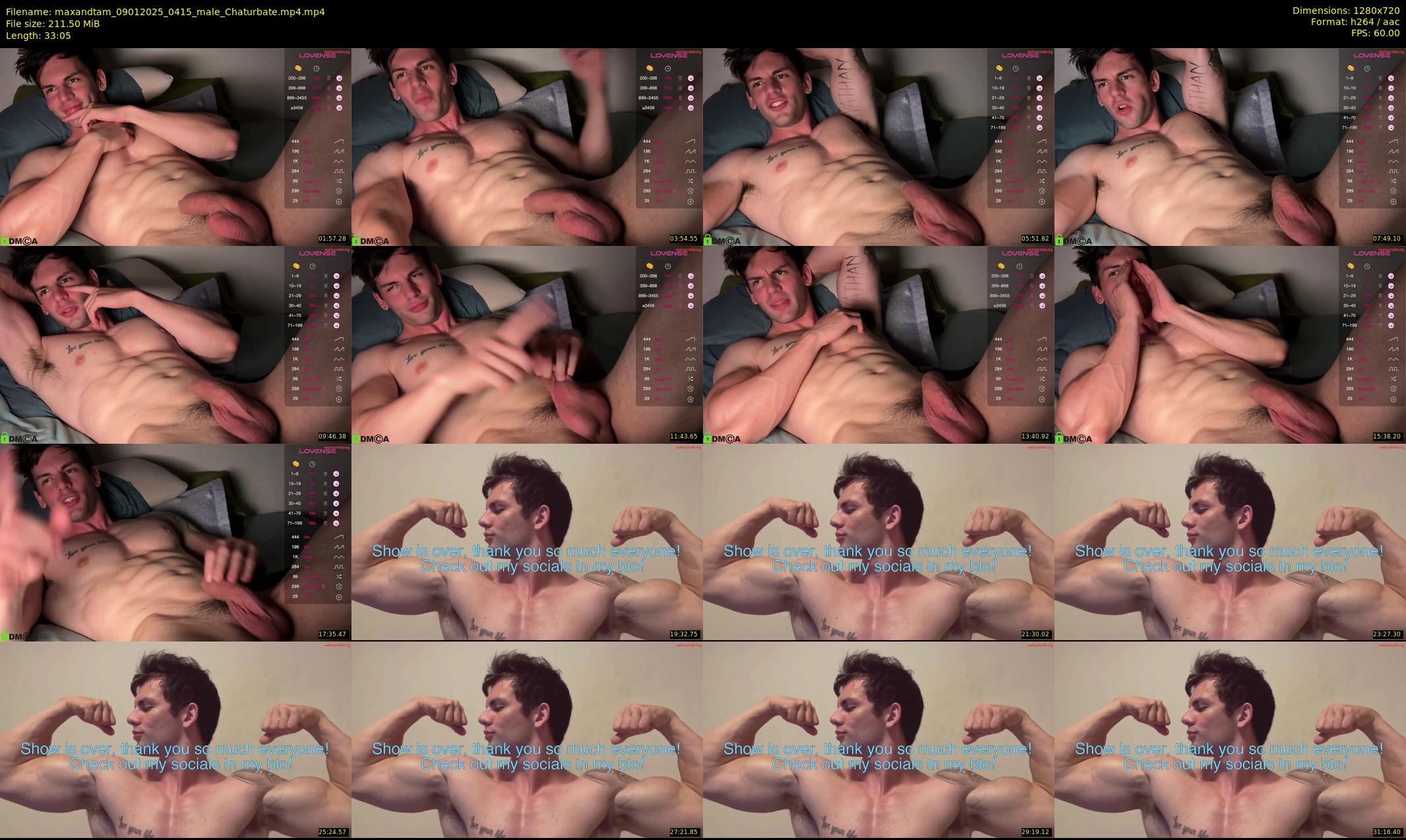 maxandtam — 34 minute Chaturbate couple cam show recording, 720p, Jan 9, 2025