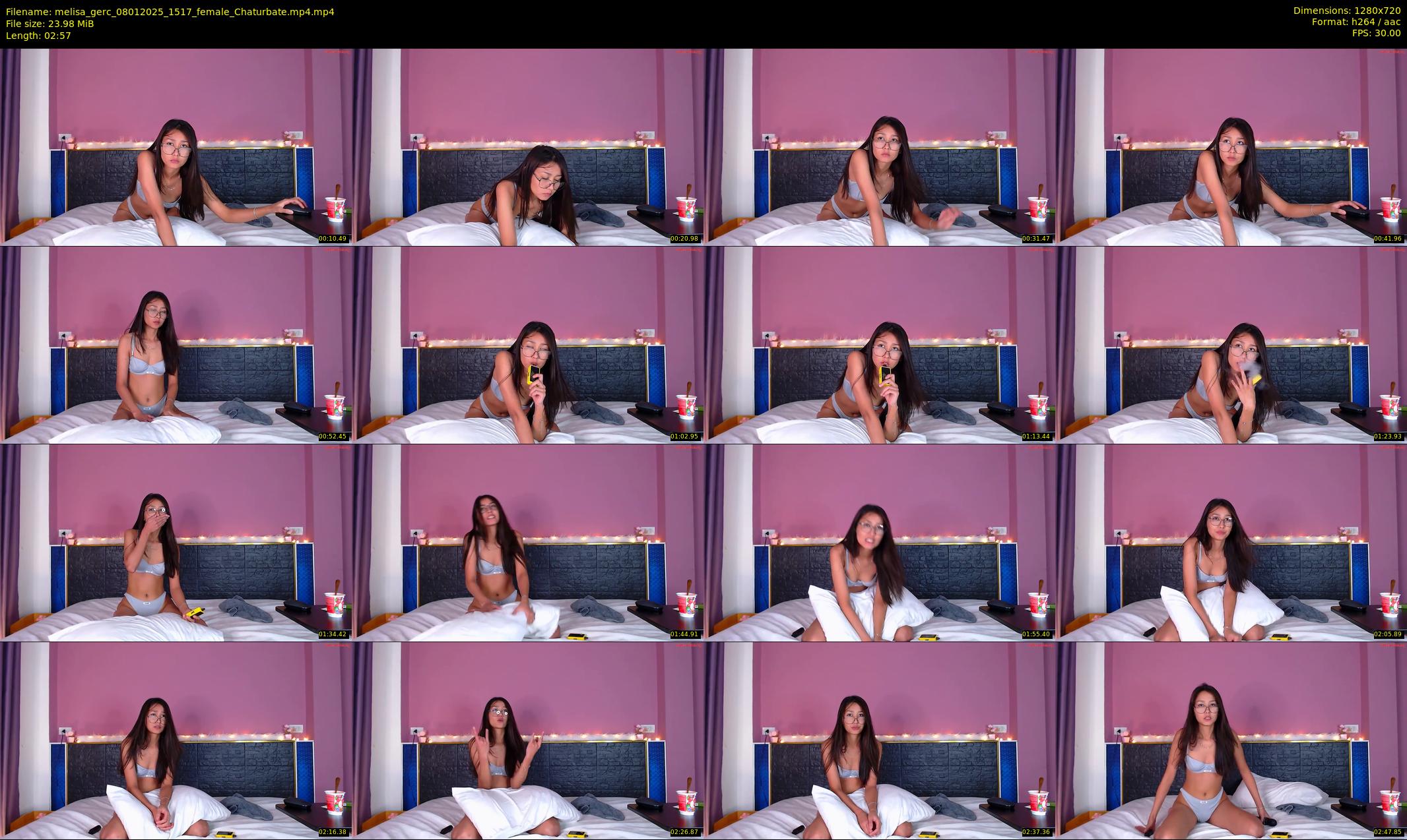 melisa_gerc — 3 minute Chaturbate female cam show recording, 720p, Jan 8, 2025