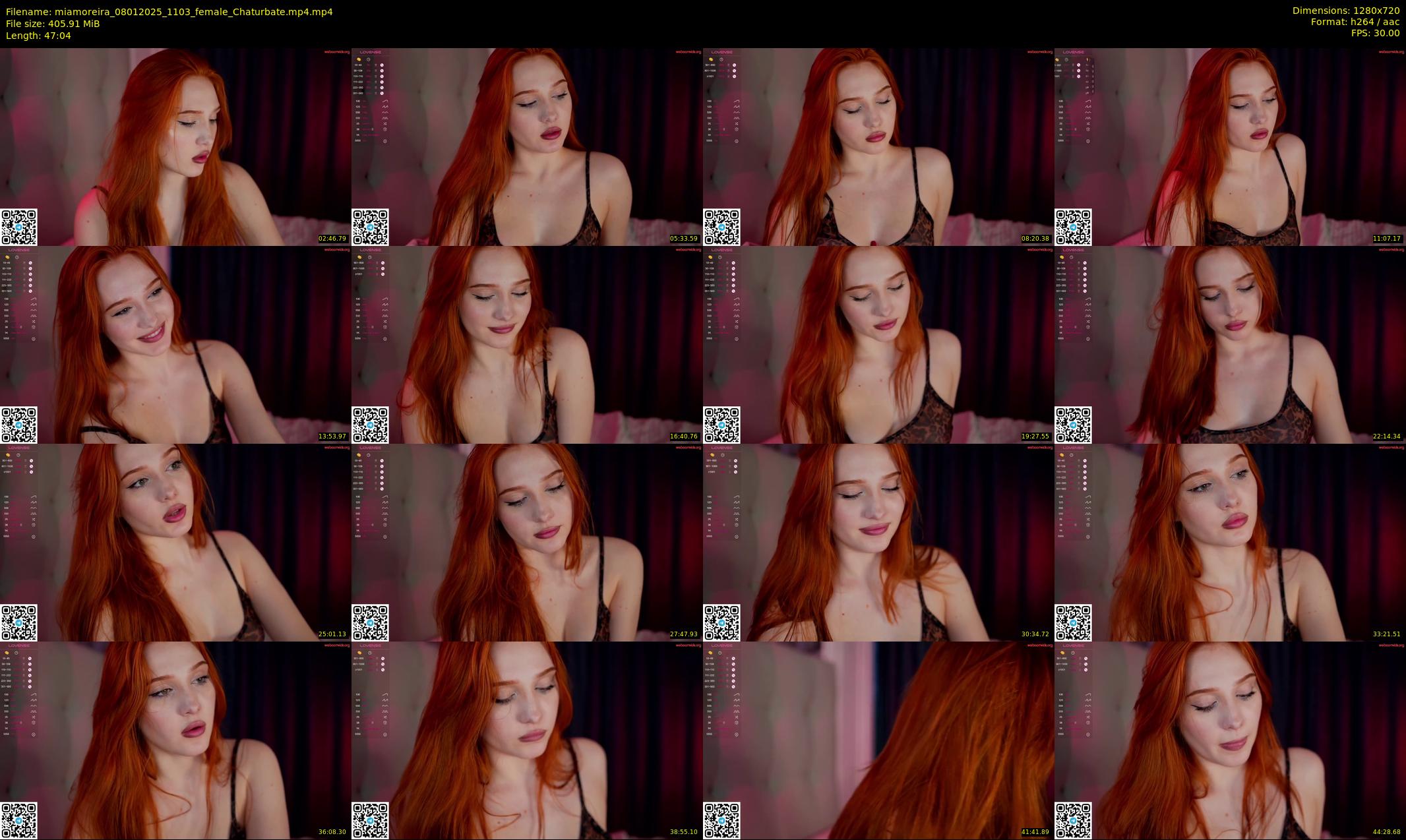 miamoreira — 48 minute Chaturbate female cam show recording, 720p, Jan 8, 2025