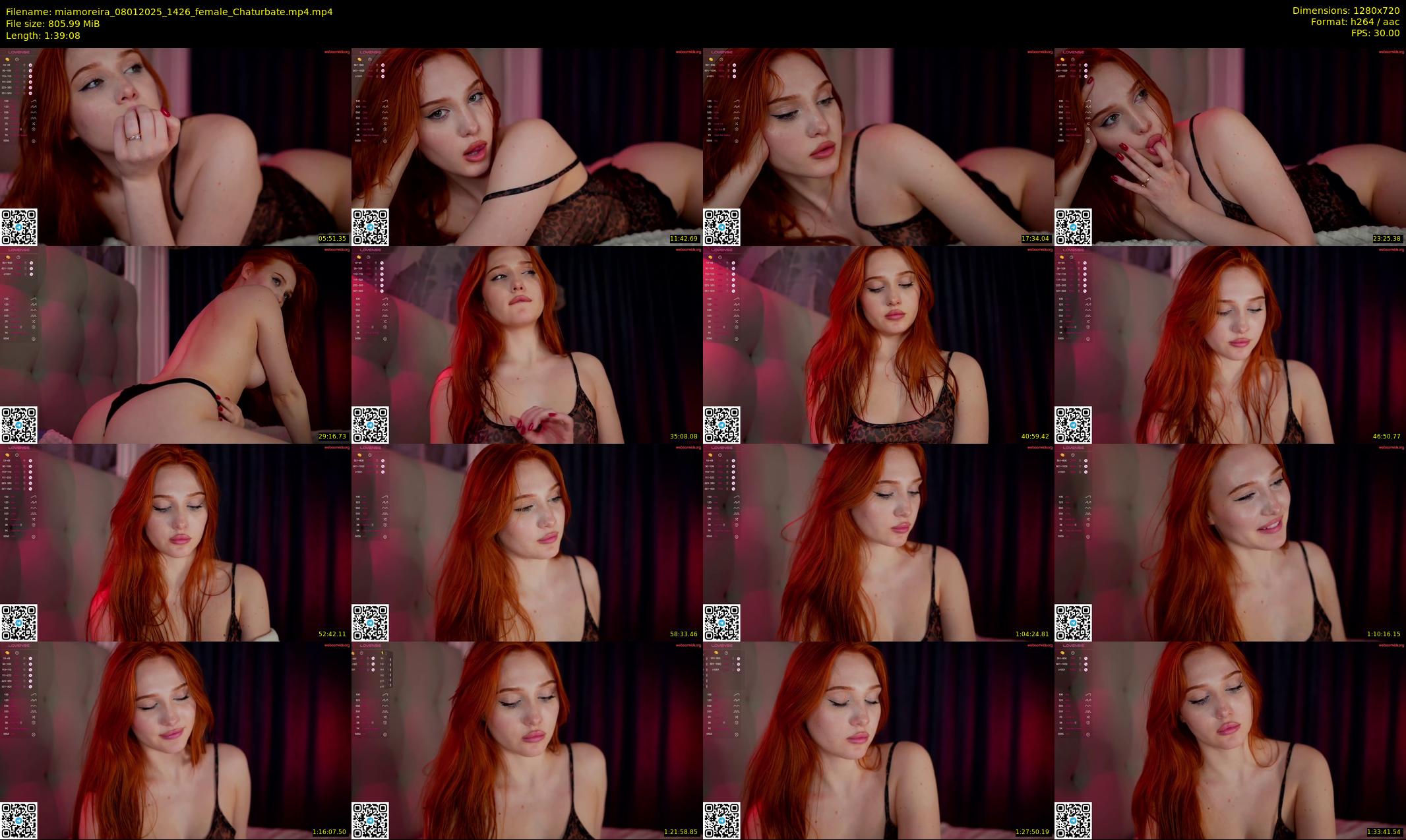 miamoreira — 100 minute Chaturbate female cam show recording, 720p, Jan 8, 2025