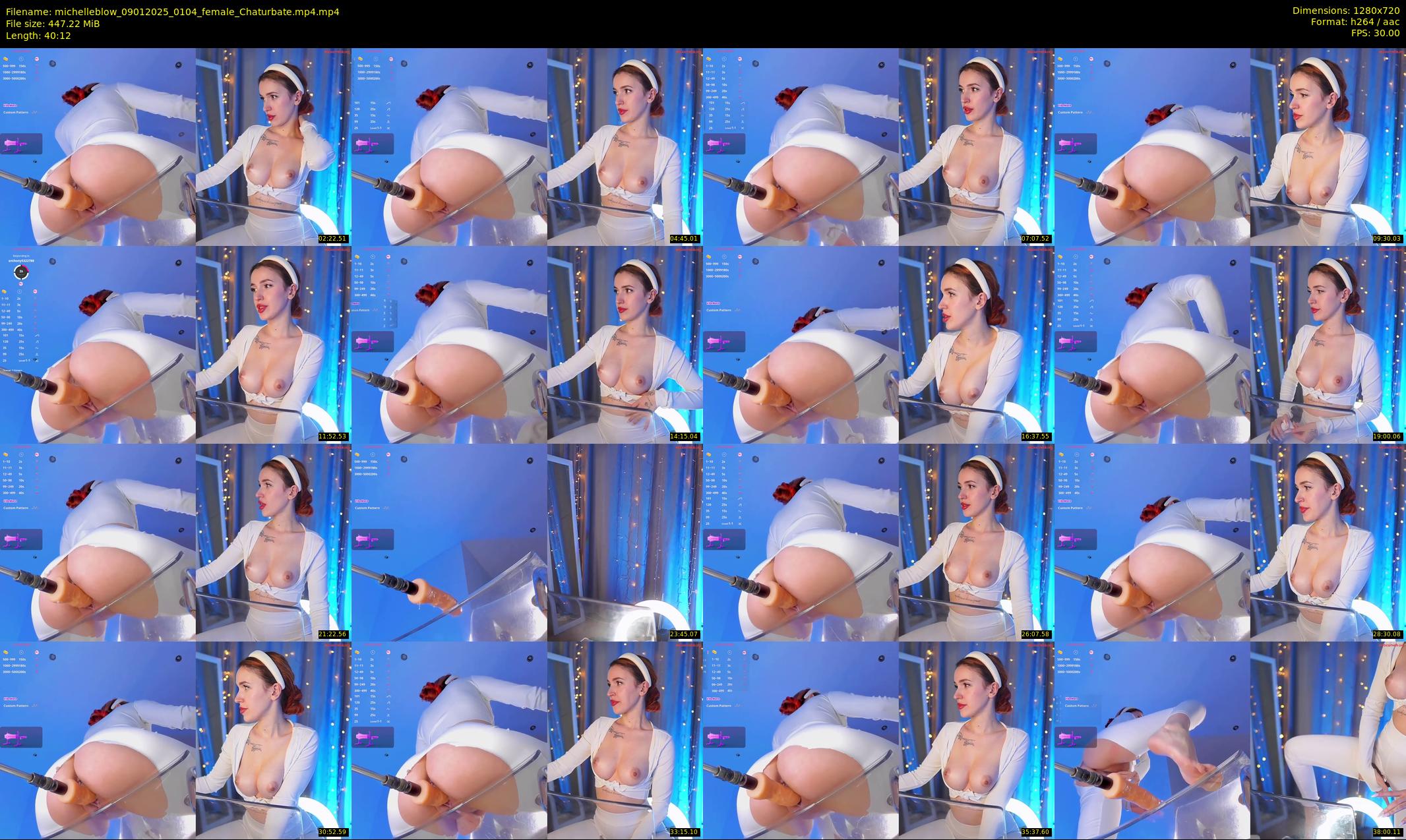 michelleblow — 41 minute Chaturbate female cam show recording, 720p, Jan 9, 2025