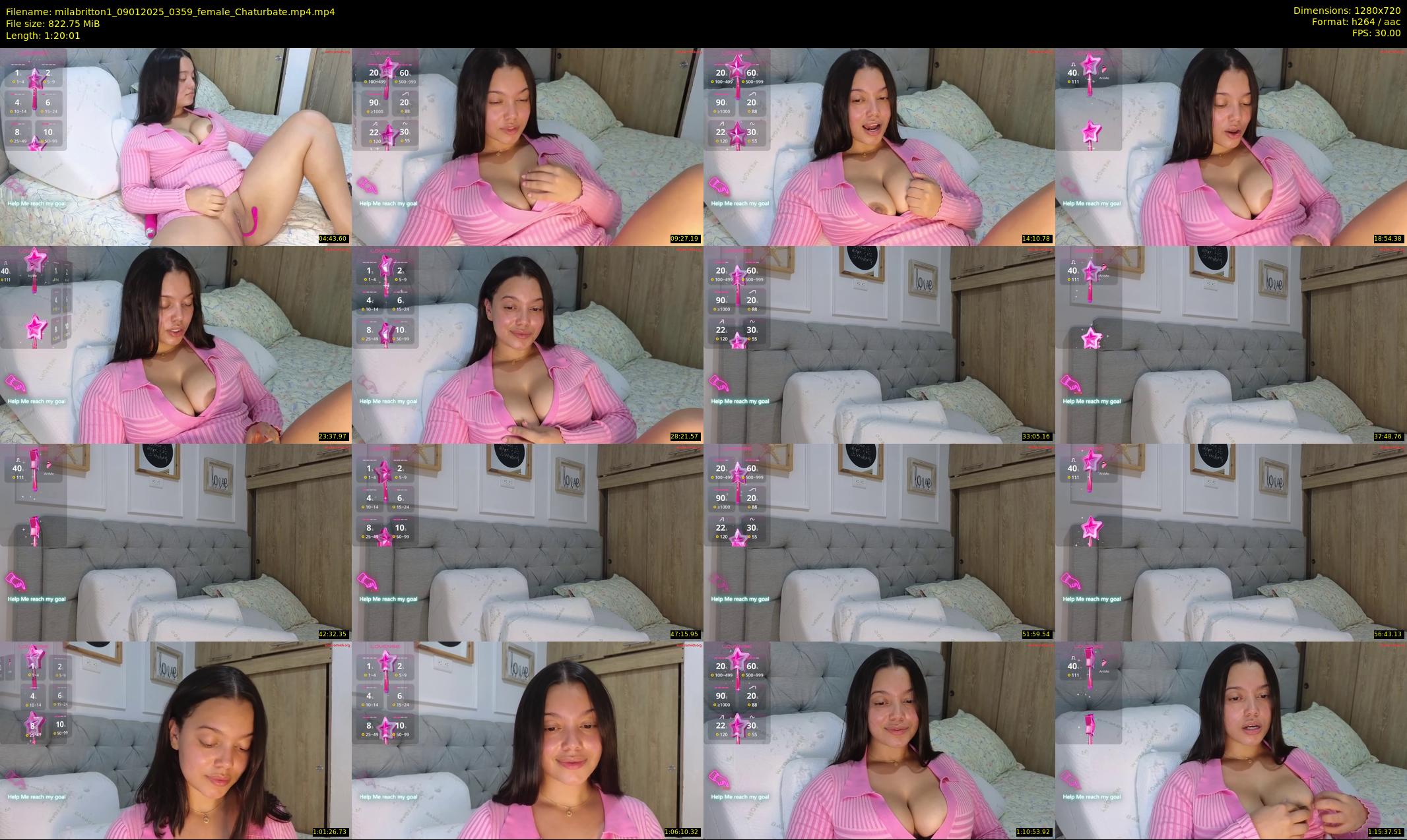 milabritton1 — 81 minute Chaturbate female cam show recording, 720p, Jan 9, 2025