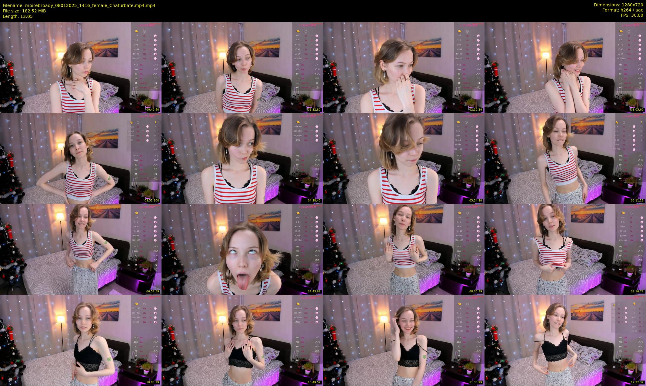 moirebroady — 14 minute Chaturbate female cam show recording, 720p, Jan 8, 2025