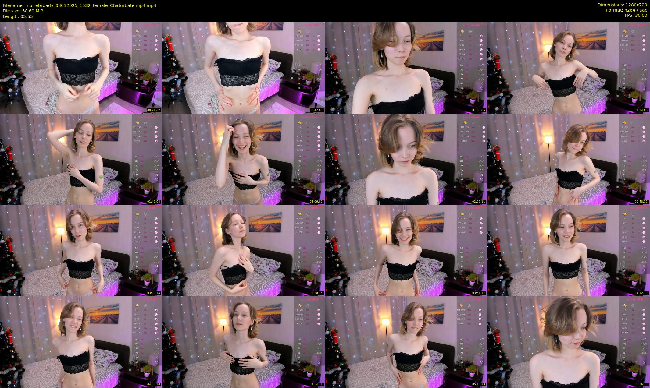moirebroady — 6 minute Chaturbate female cam show recording, 720p, Jan 8, 2025