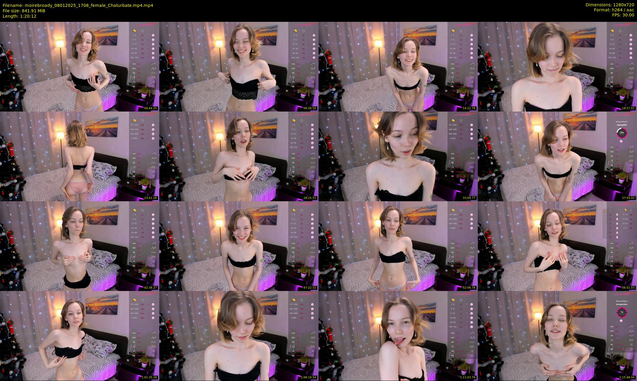 moirebroady — 81 minute Chaturbate female cam show recording, 720p, Jan 8, 2025