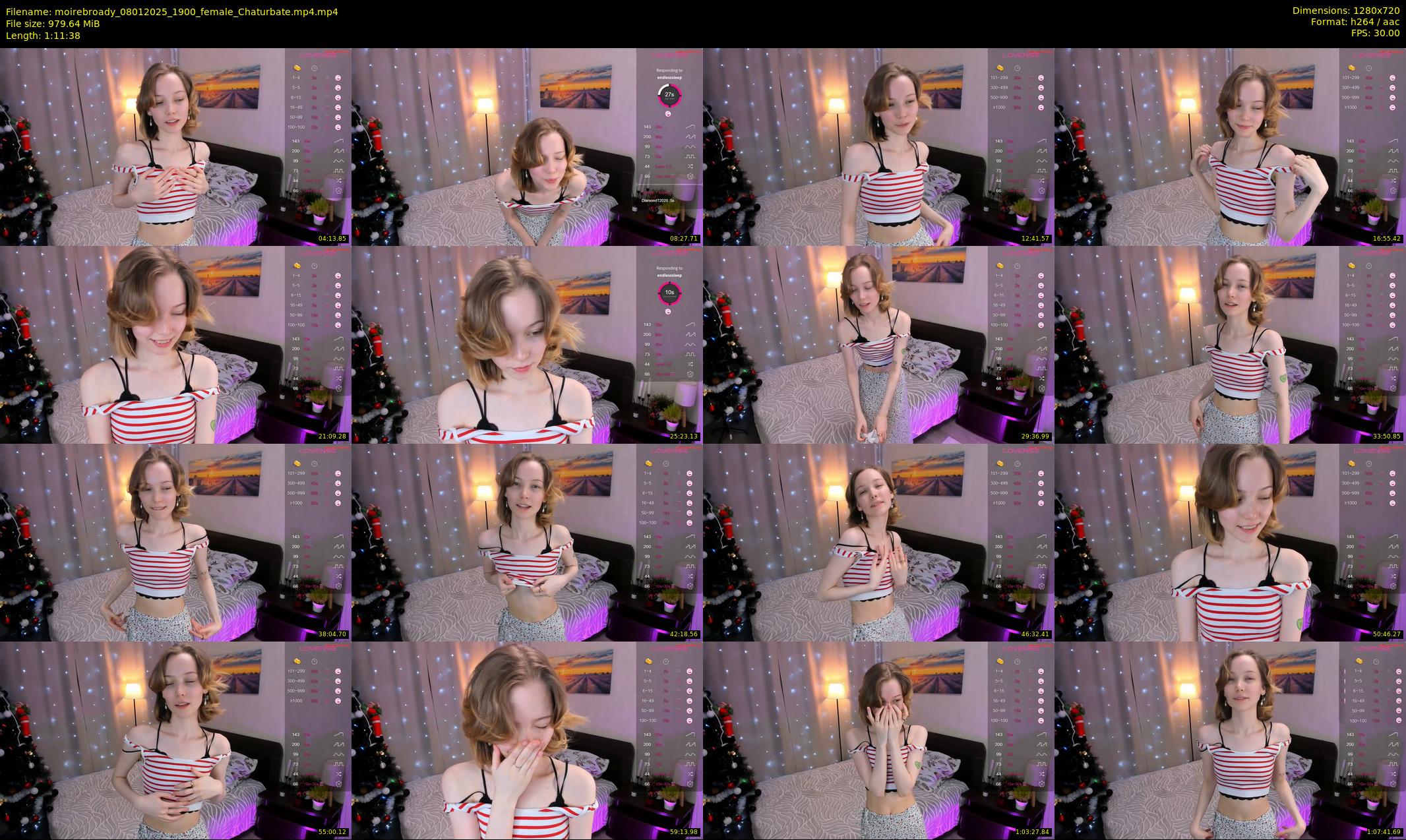 moirebroady — 72 minute Chaturbate female cam show recording, 720p, Jan 8, 2025