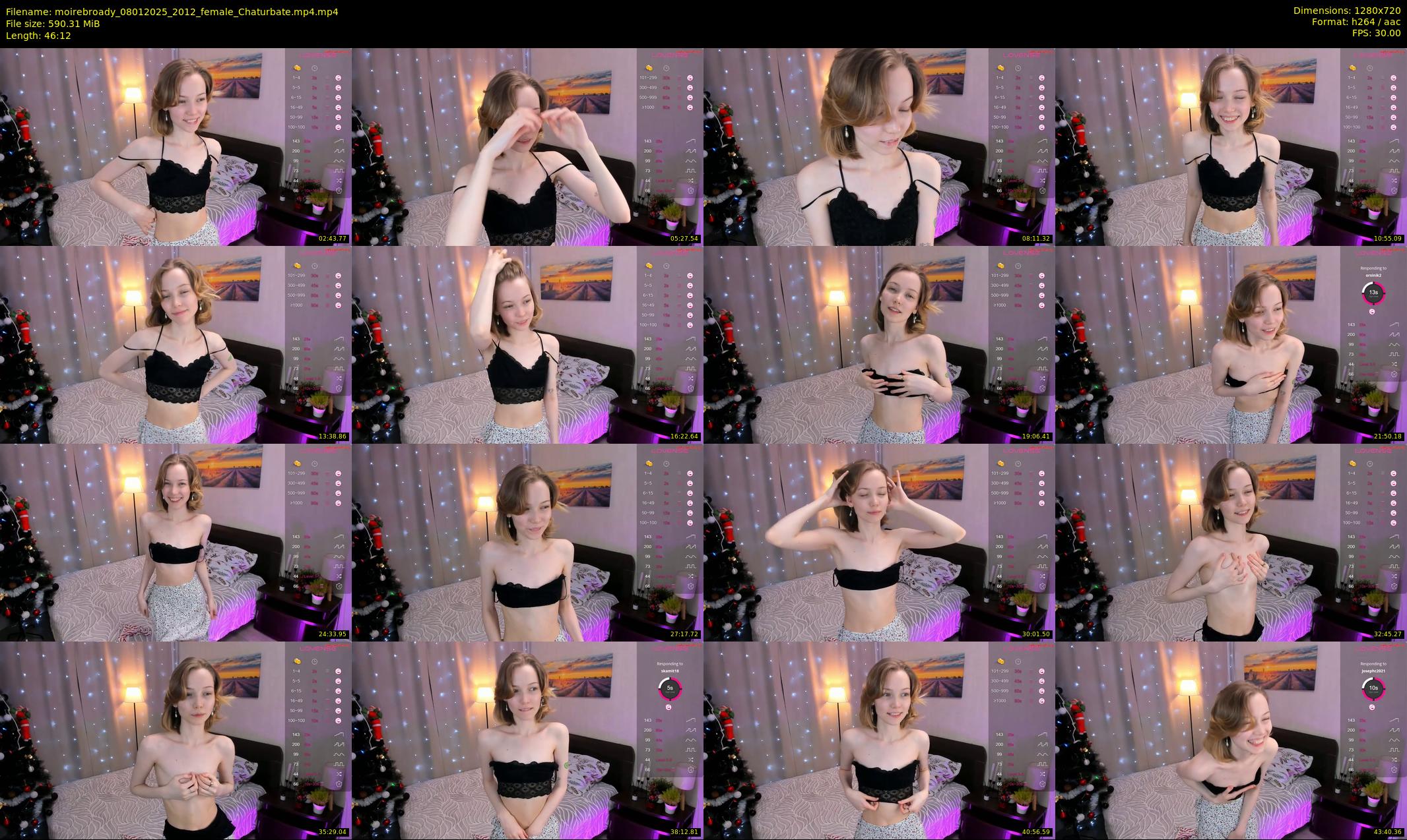moirebroady — 47 minute Chaturbate female cam show recording, 720p, Jan 8, 2025