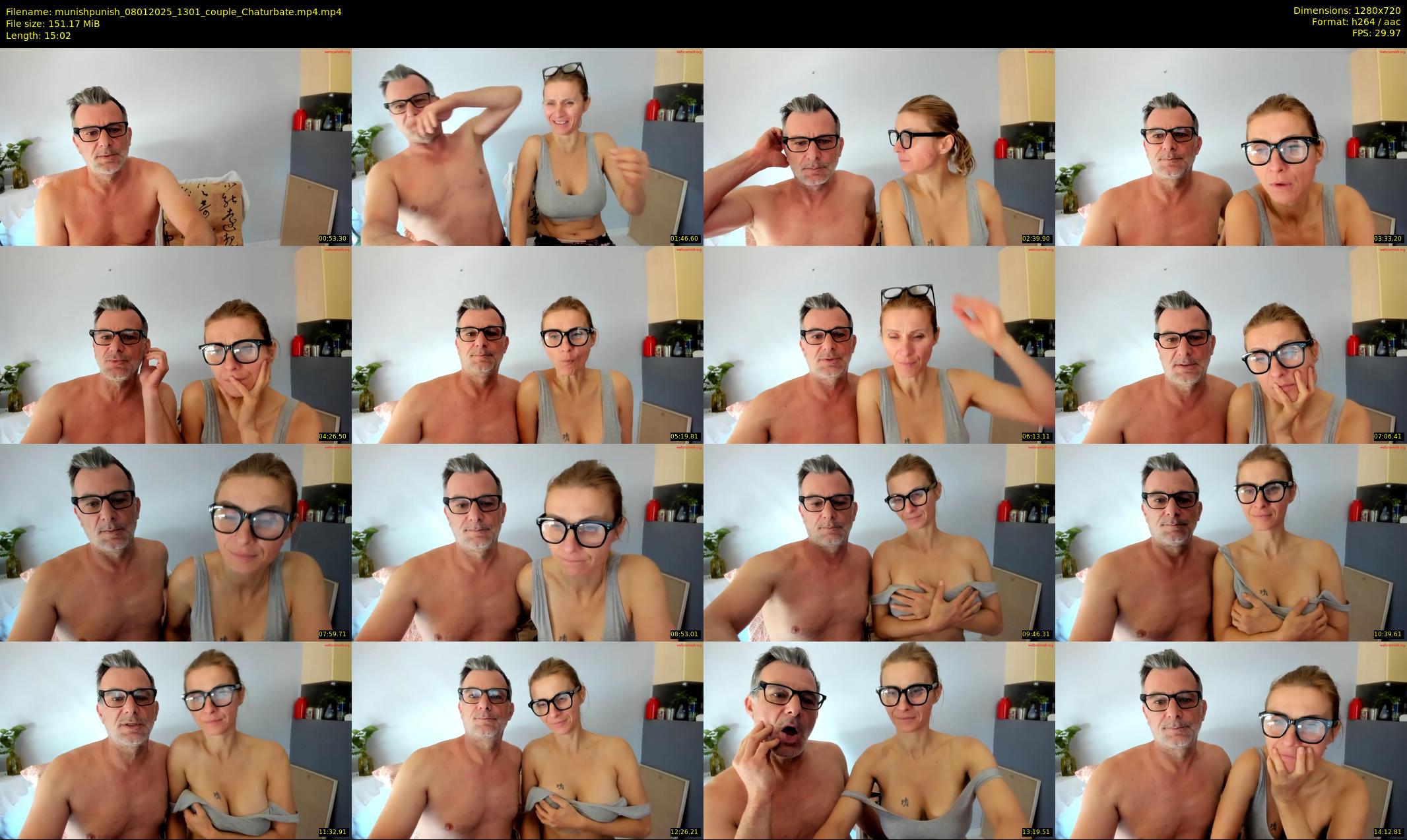 munishpunish — 16 minute Chaturbate couple cam show recording, 720p, Jan 8, 2025