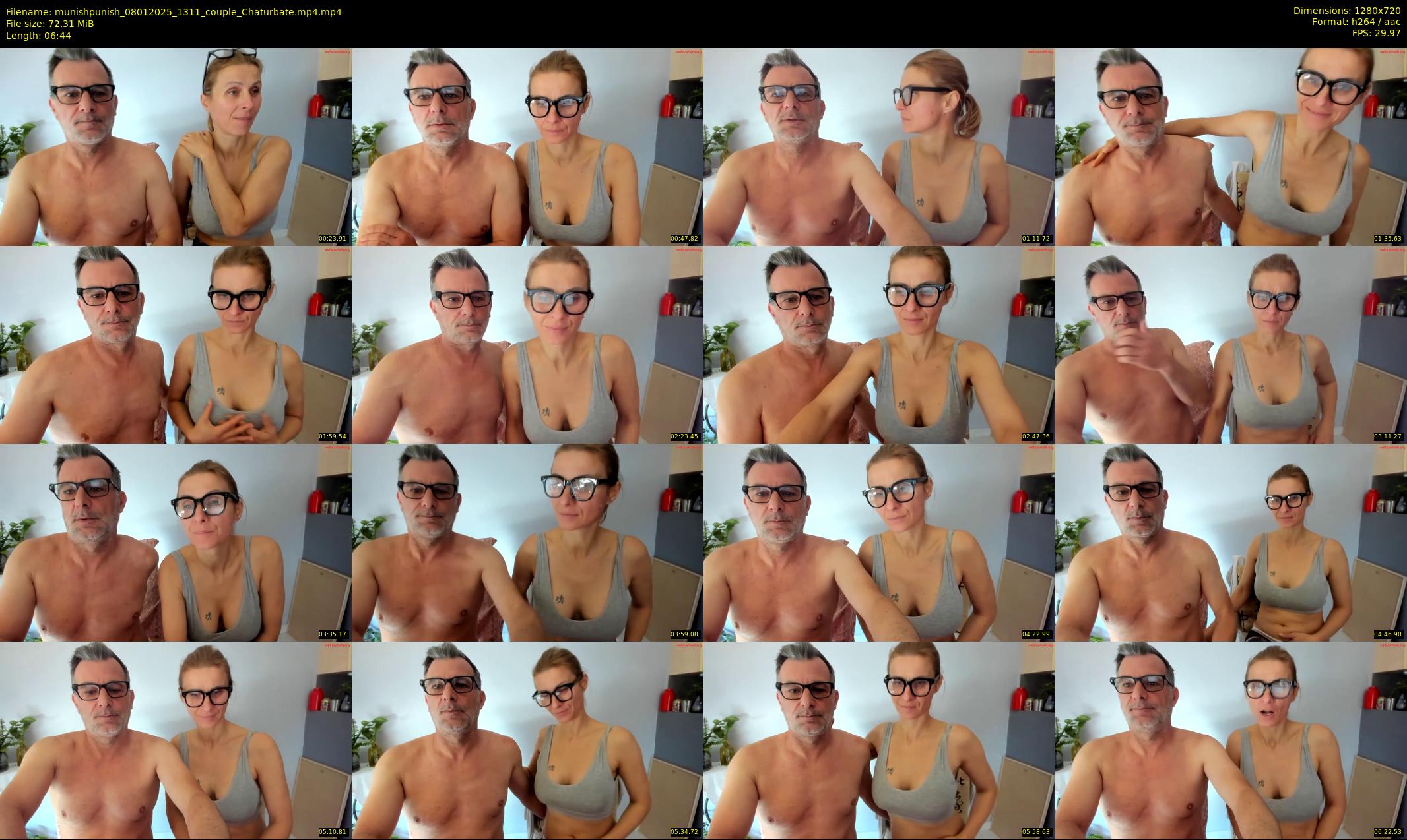 munishpunish — 7 minute Chaturbate couple cam show recording, 720p, Jan 8, 2025
