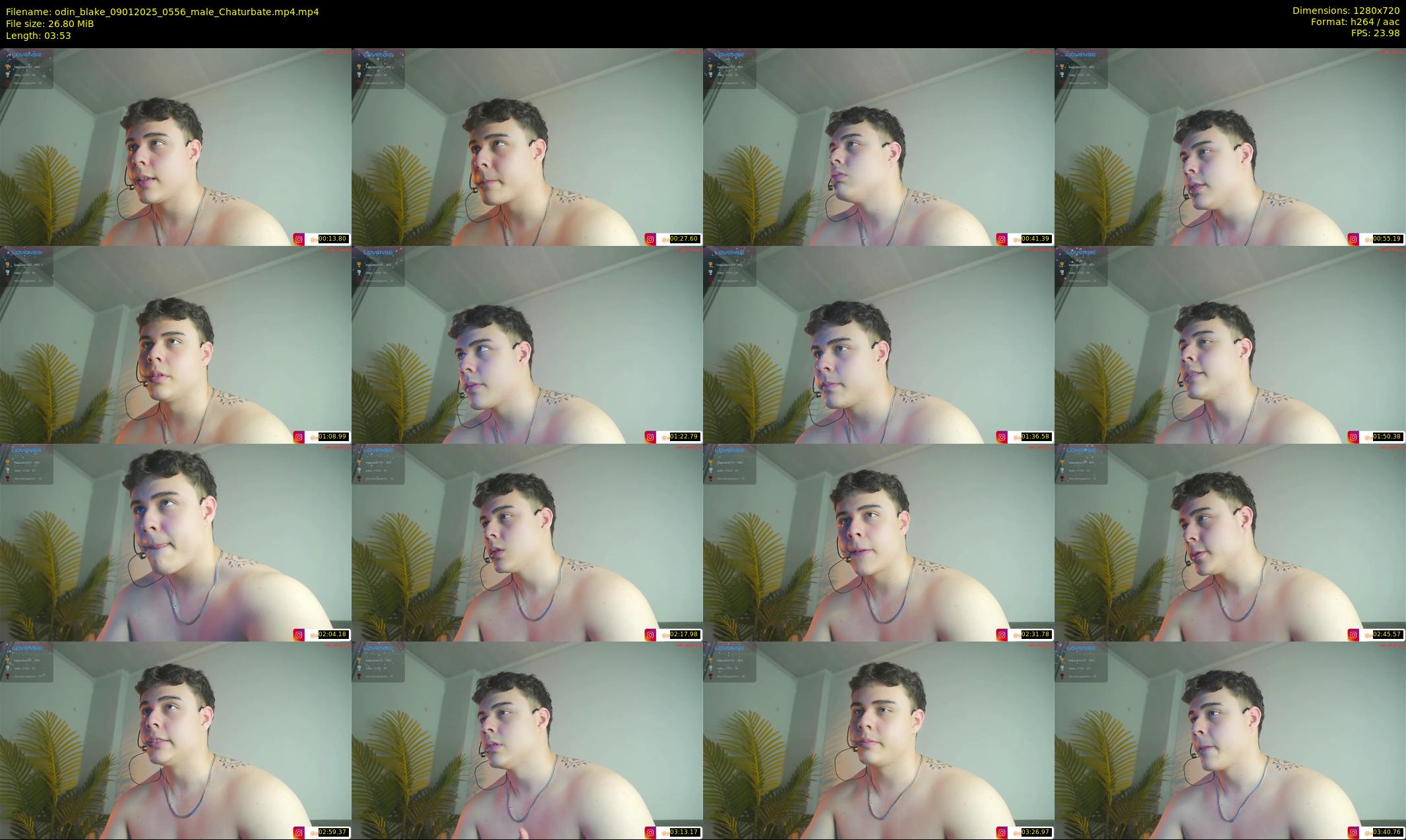 odin_blake — 4 minute Chaturbate male cam show recording, 720p, Jan 9, 2025