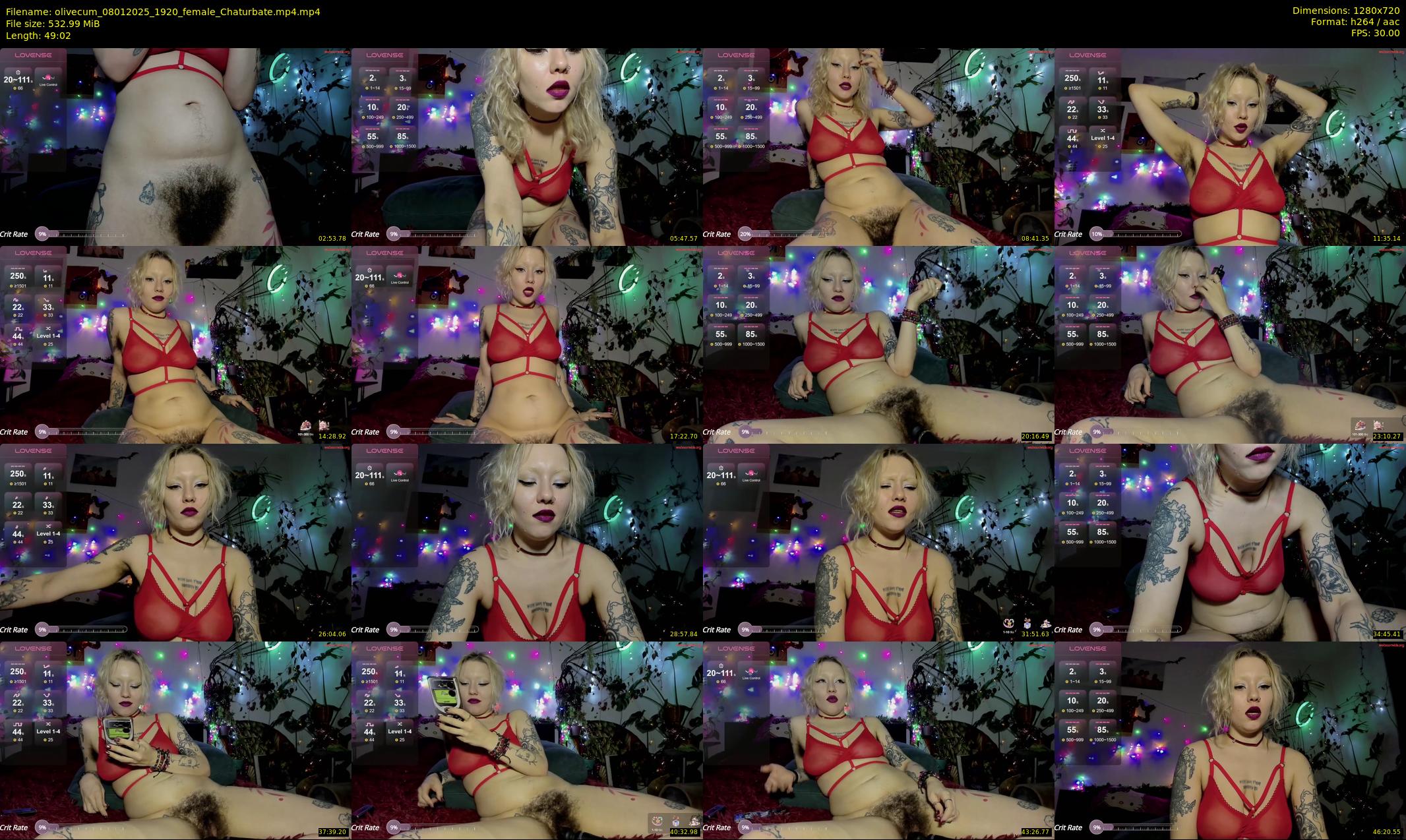 olivecum — 50 minute Chaturbate female cam show recording, 720p, Jan 8, 2025