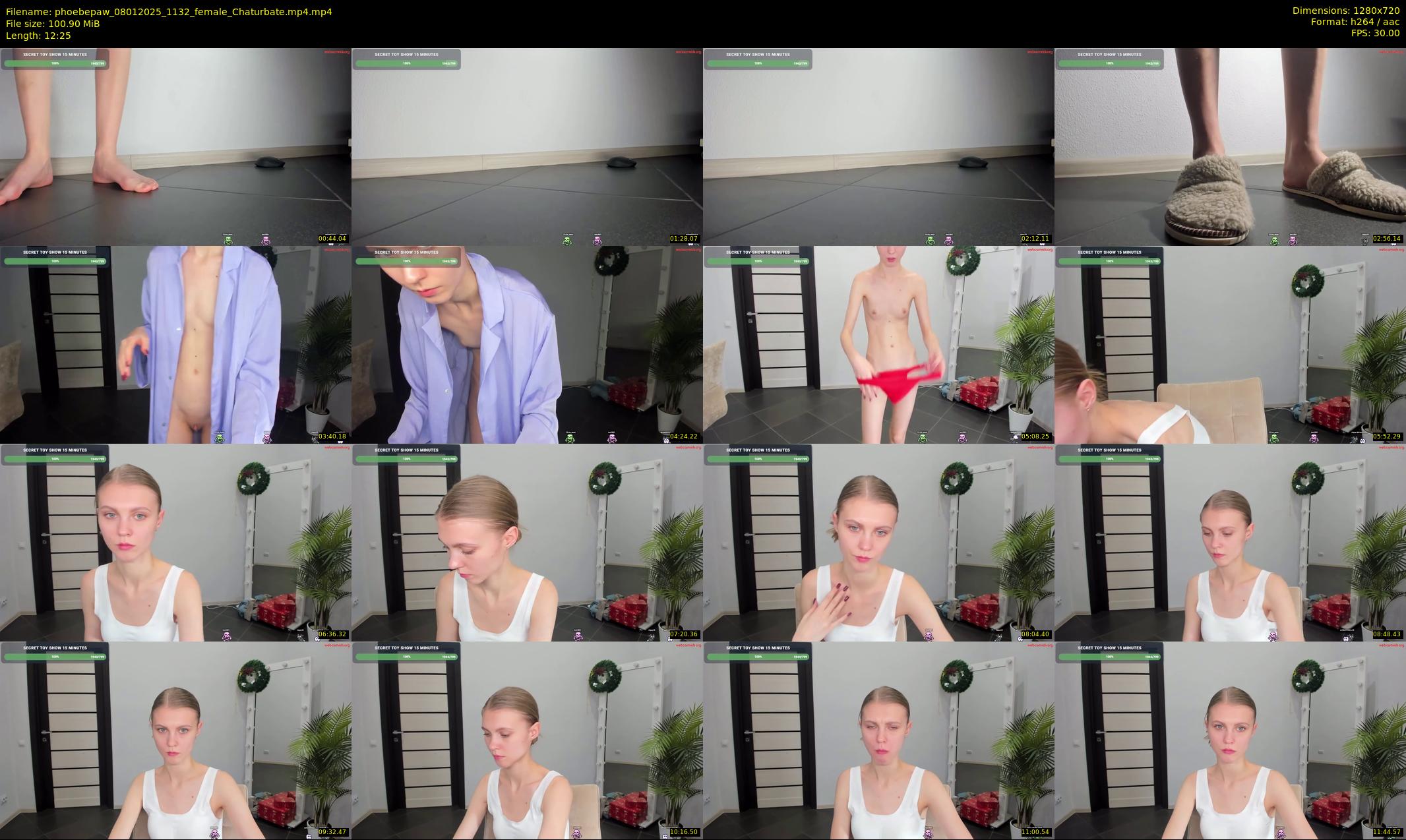 phoebepaw — 13 minute Chaturbate female cam show recording, 720p, Jan 8, 2025