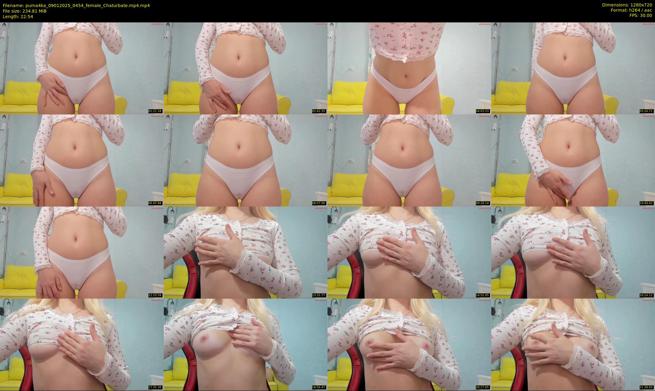 puma4ka — 23 minute Chaturbate female cam show recording, 720p, Jan 9, 2025